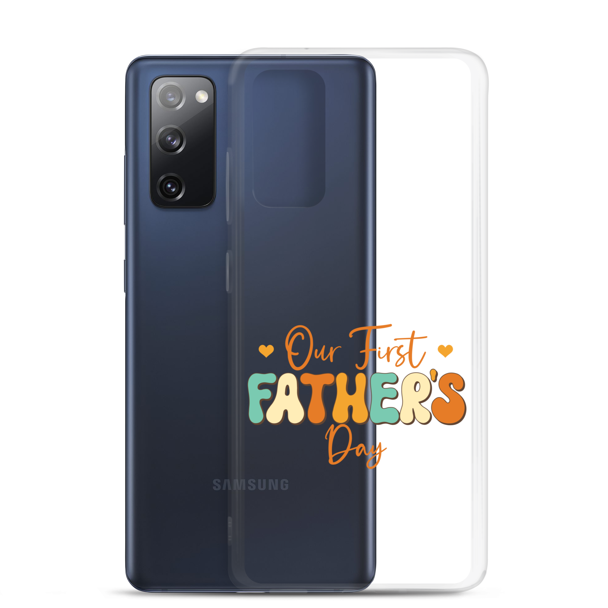 Our First Father's Day Clear Case for Samsung®