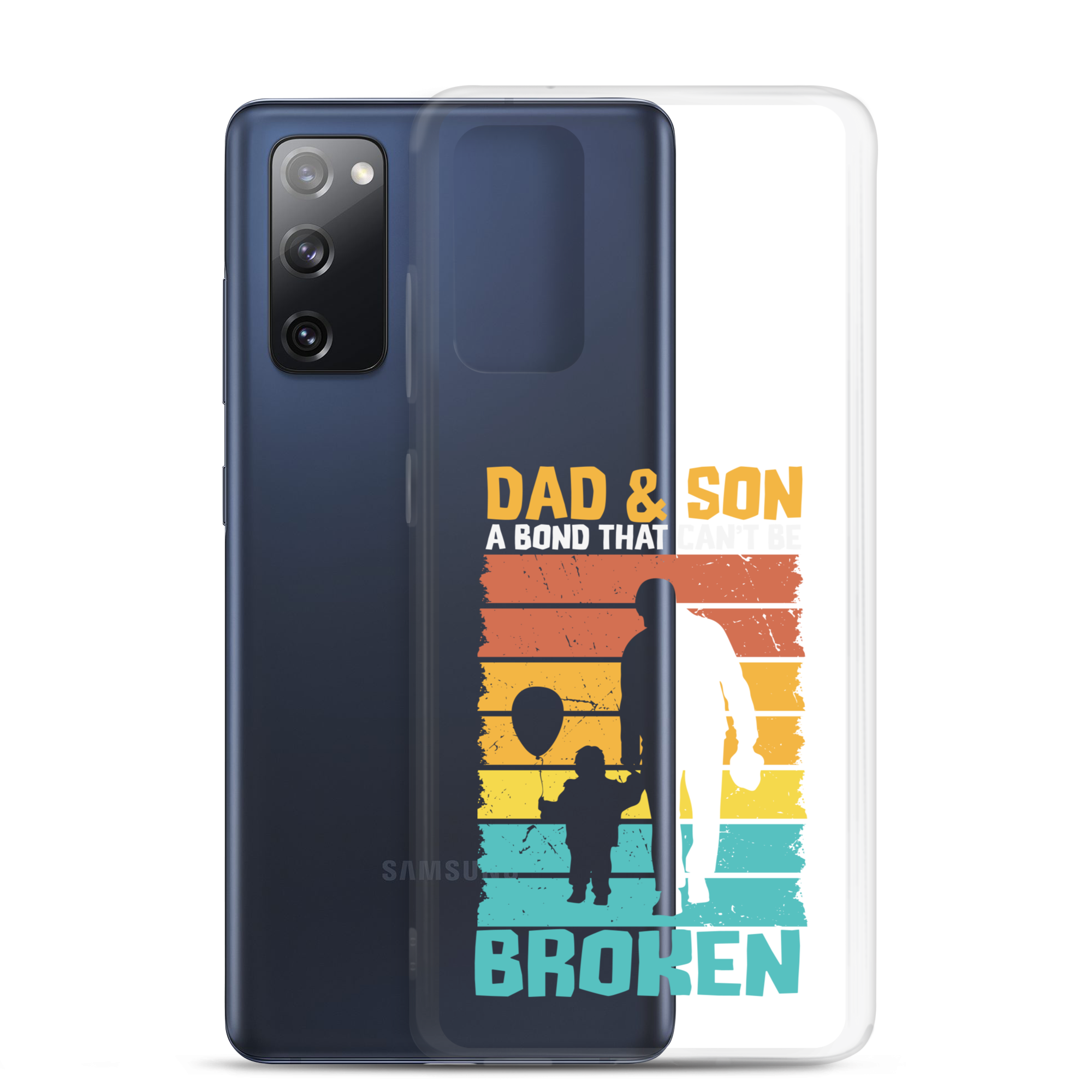 Dad And Son A Bond that can't Be Broken Clear Case for Samsung®