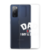 Dad Of 1 Boy And 2 Girls Clear Case for Samsung®