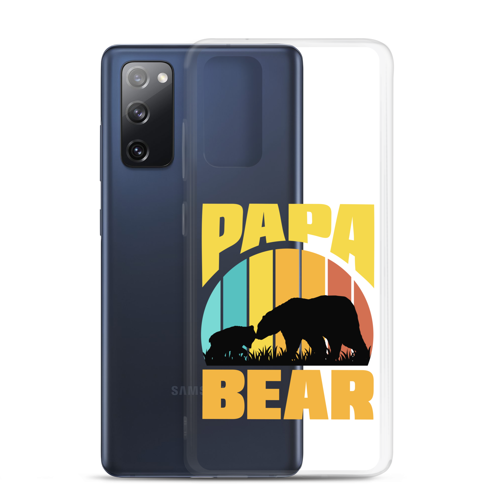 Papa Bear Clear Case for Samsung®