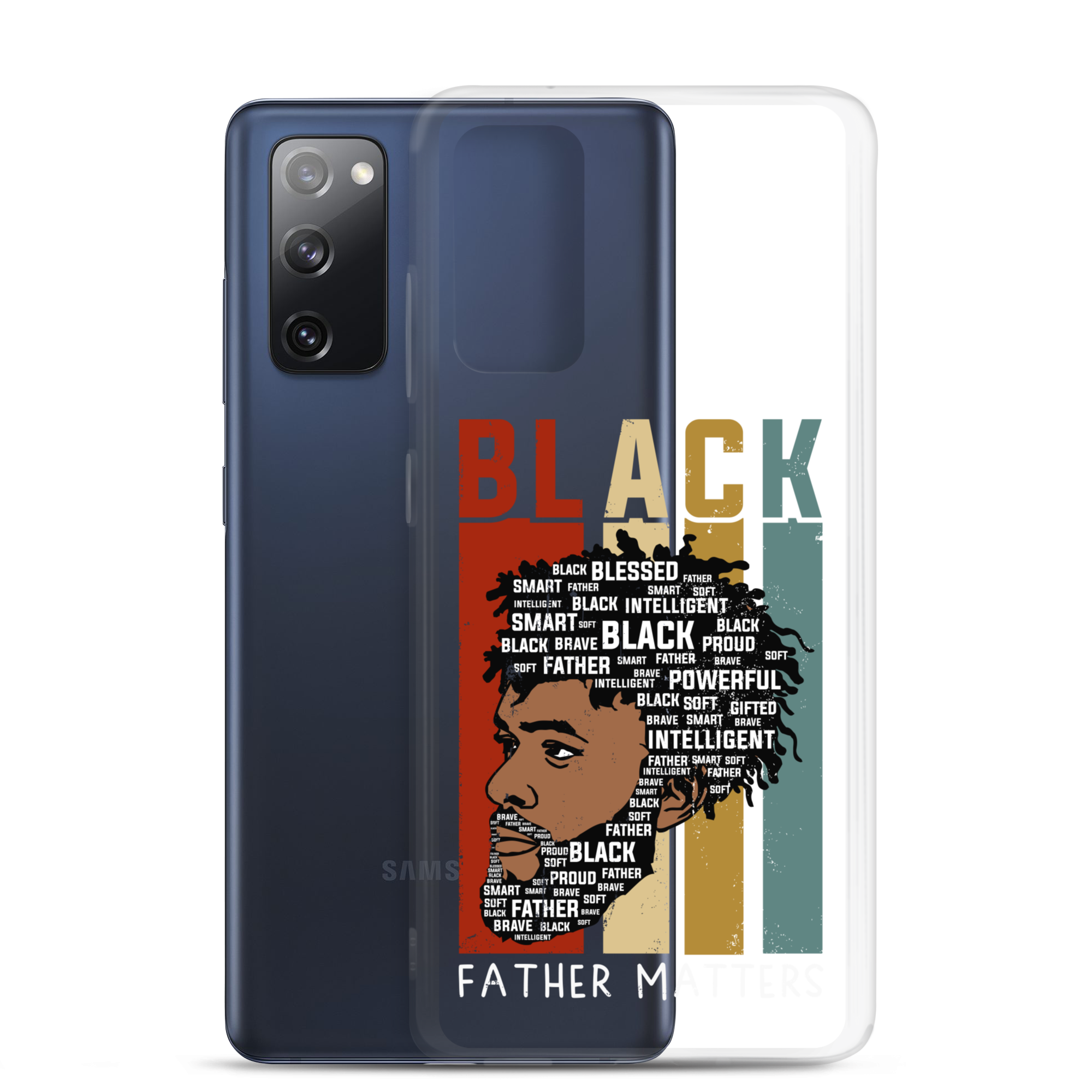 Black Father Matters Clear Case for Samsung®