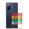 Husband, Daddy, Gamer, Hero Clear Case for Samsung®