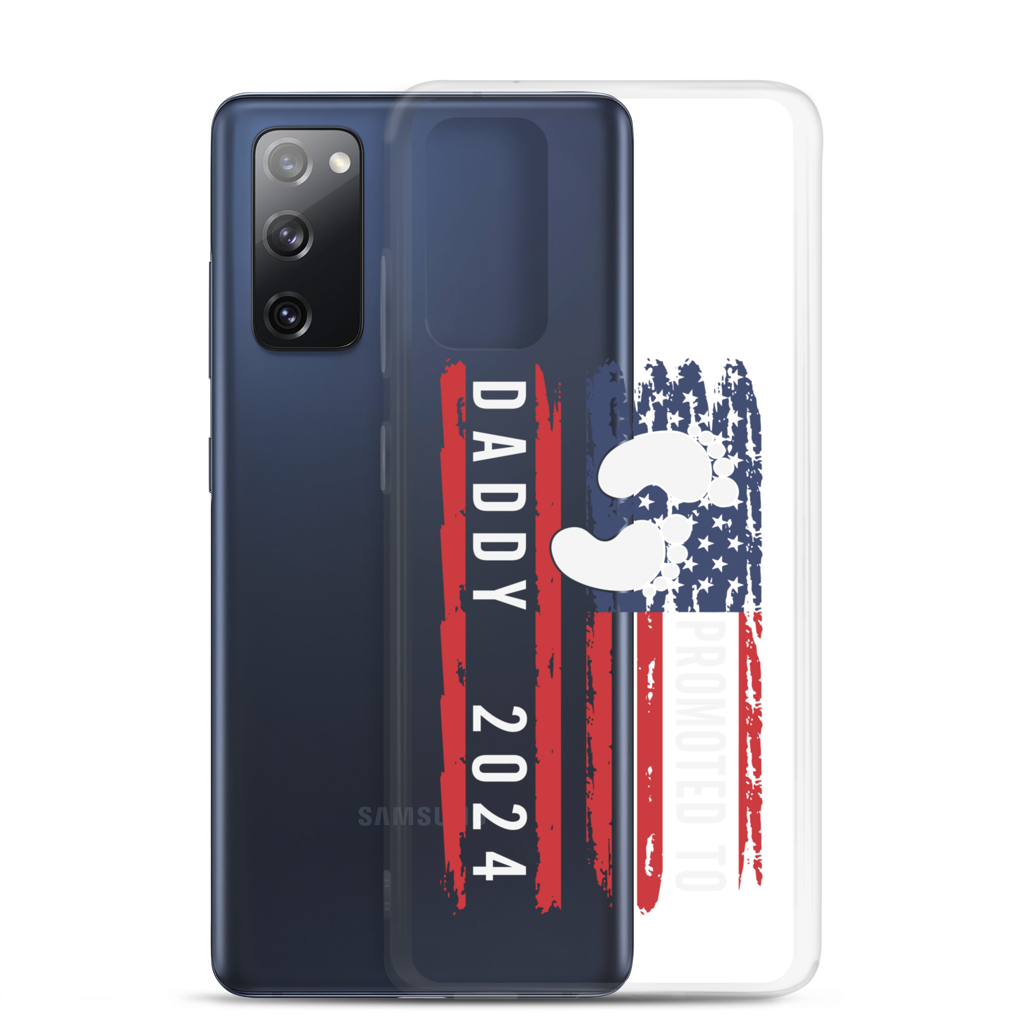 Promoted To Daddy 2024 Clear Case for Samsung®