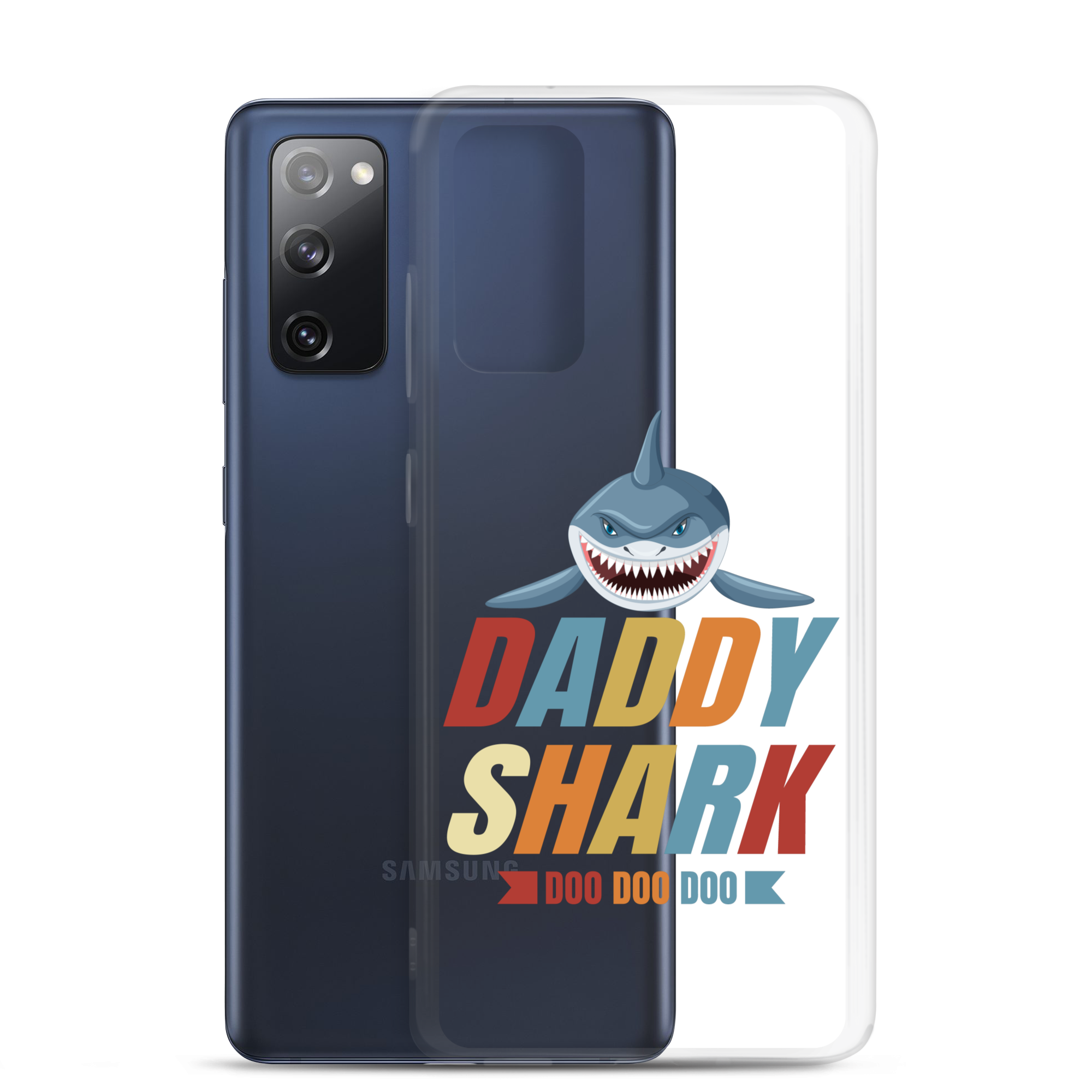 Daddy Shark Doo Doo Doo Clear Case for Samsung®