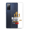 Black Dad A Son's First Hero A Daughter's First Love Clear Case for Samsung®