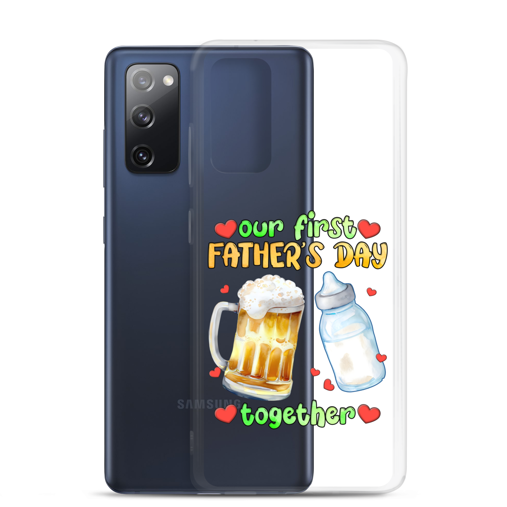 Our First Father's Day Together Clear Case for Samsung®