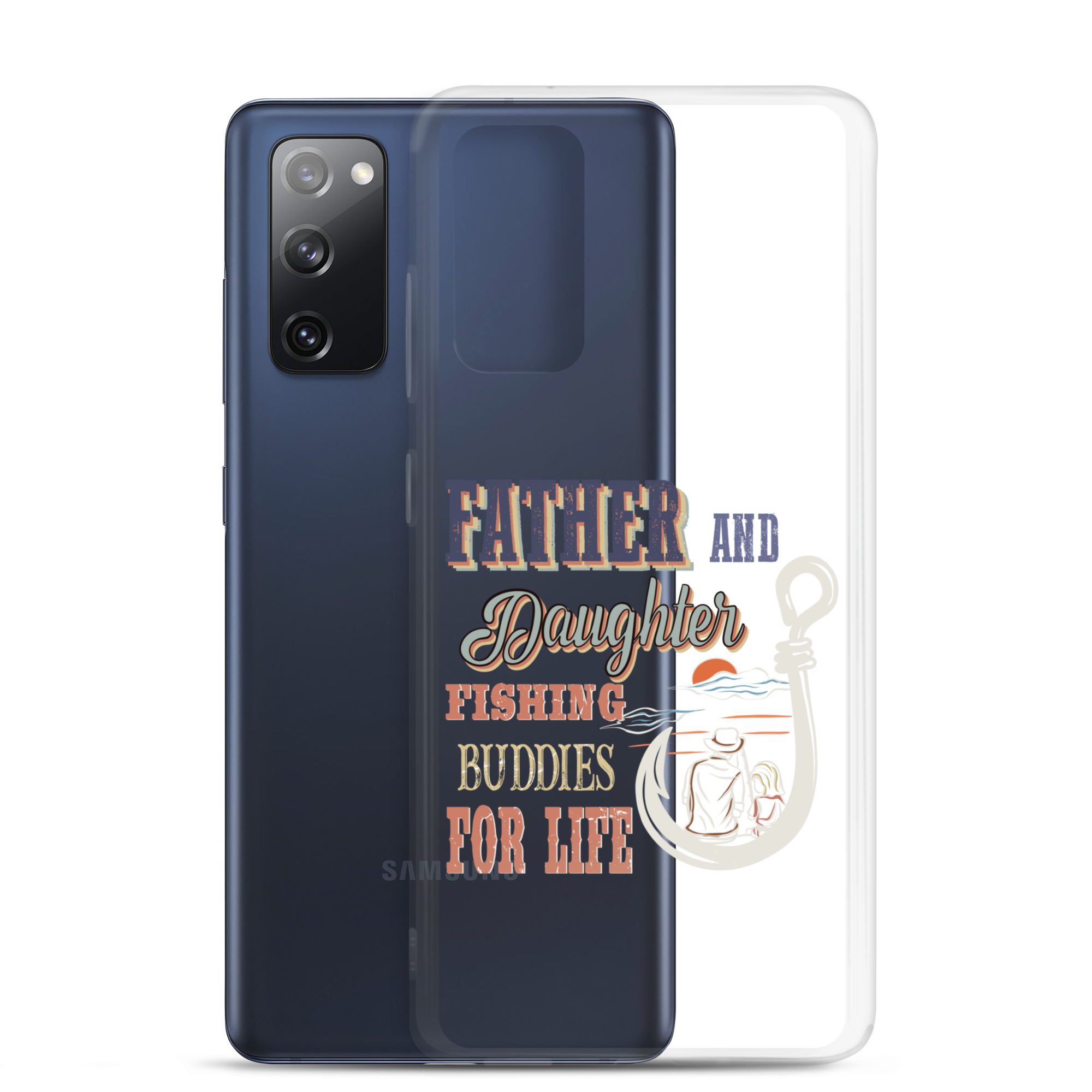 Father And Daughter Fishing Buddies For Life Clear Case for Samsung®