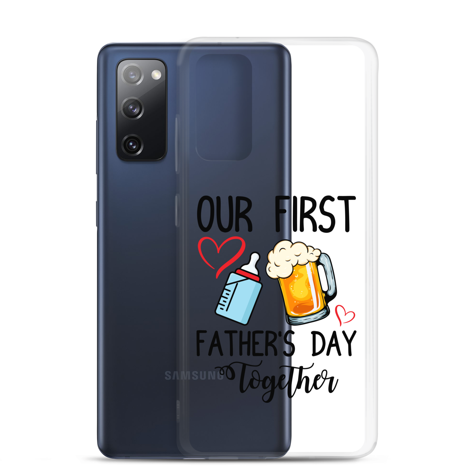 Our First Father's Day Together Clear Case for Samsung®