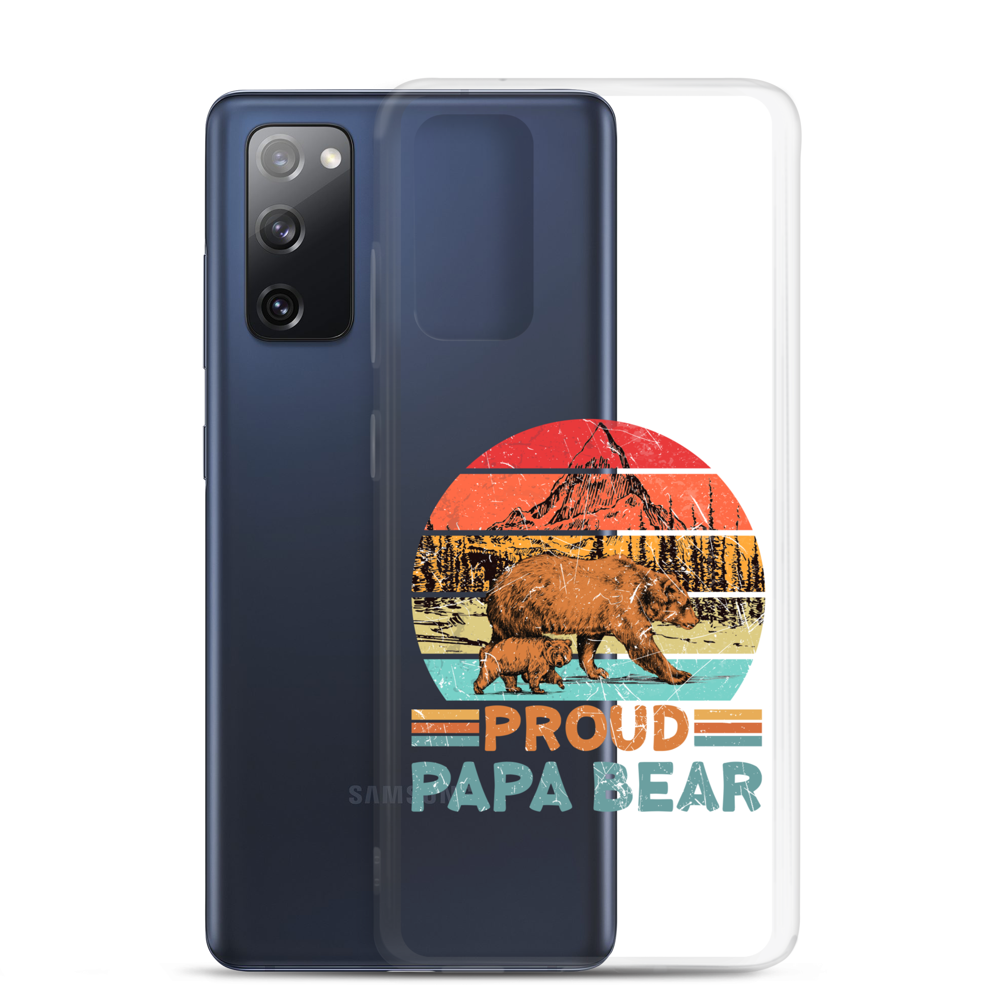 Proud Papa Bear Clear Case for Samsung®