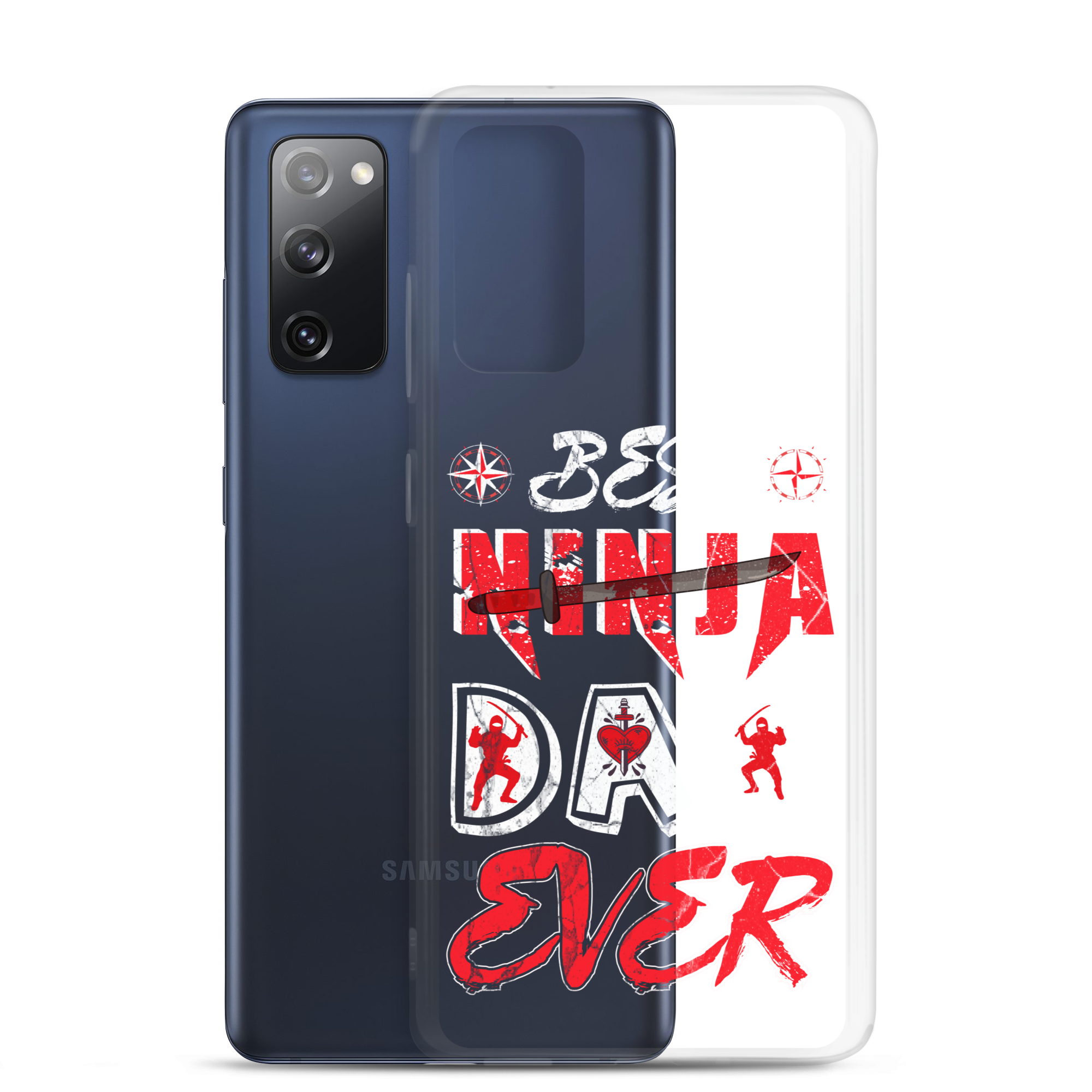 Best Ninja Dad Ever Clear Case for Samsung®