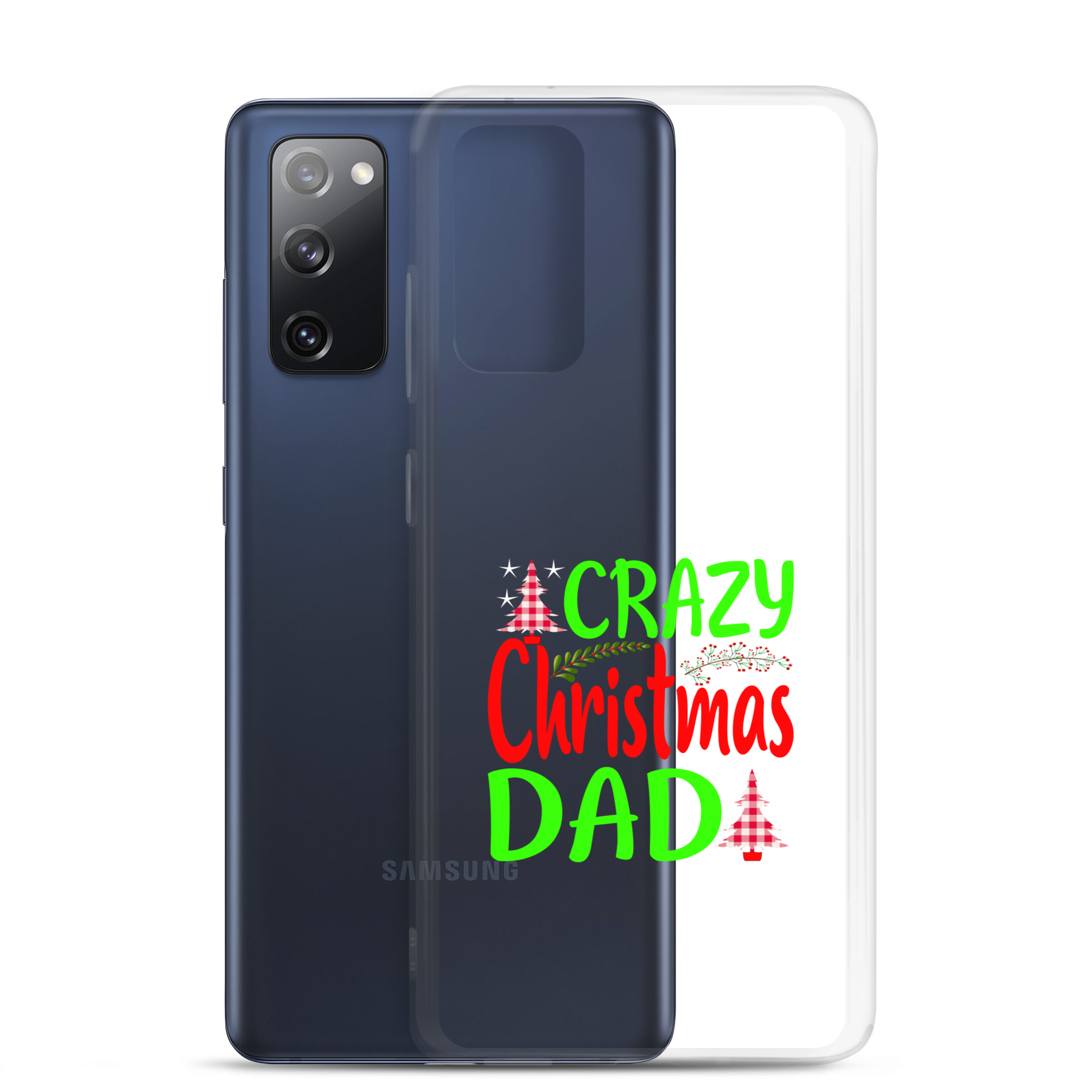 Crazy Christmas Dad Clear Case for Samsung®