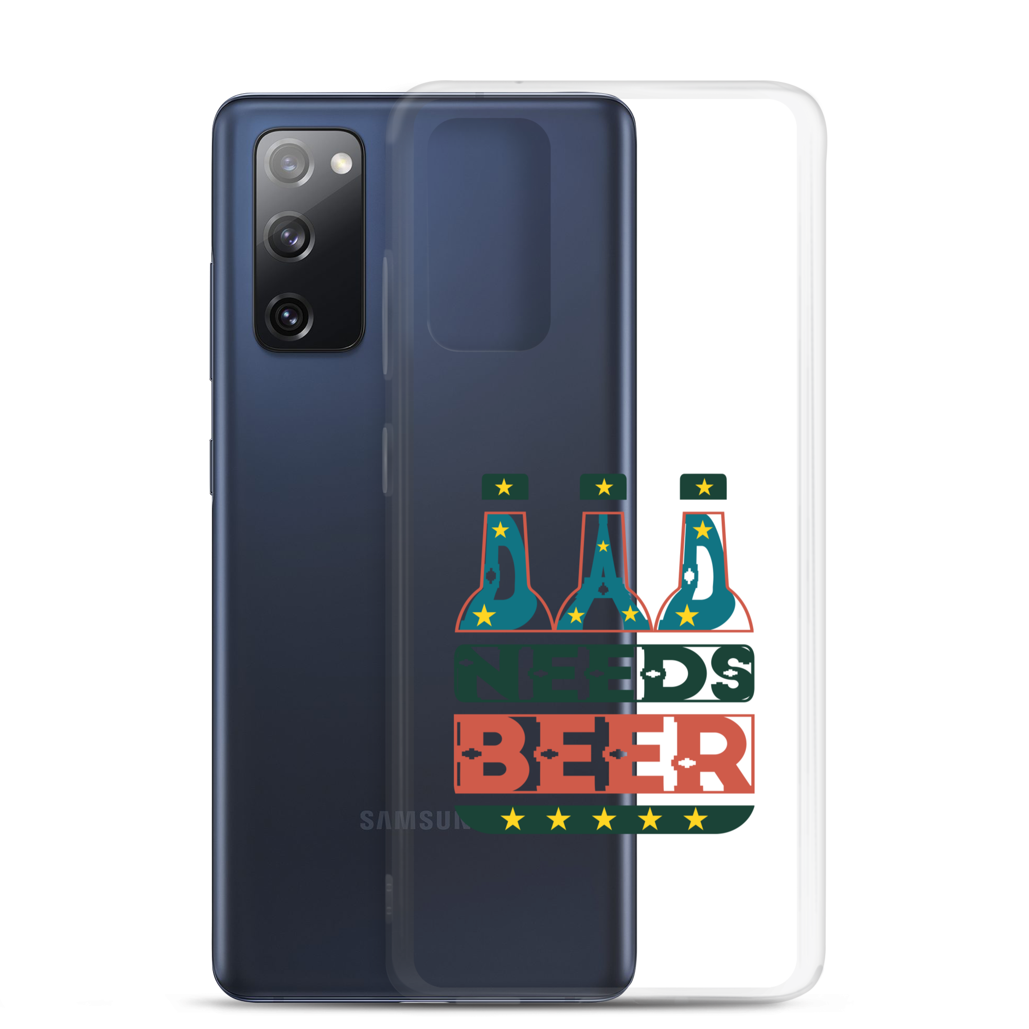 Dad Needs Beer Clear Case for Samsung®