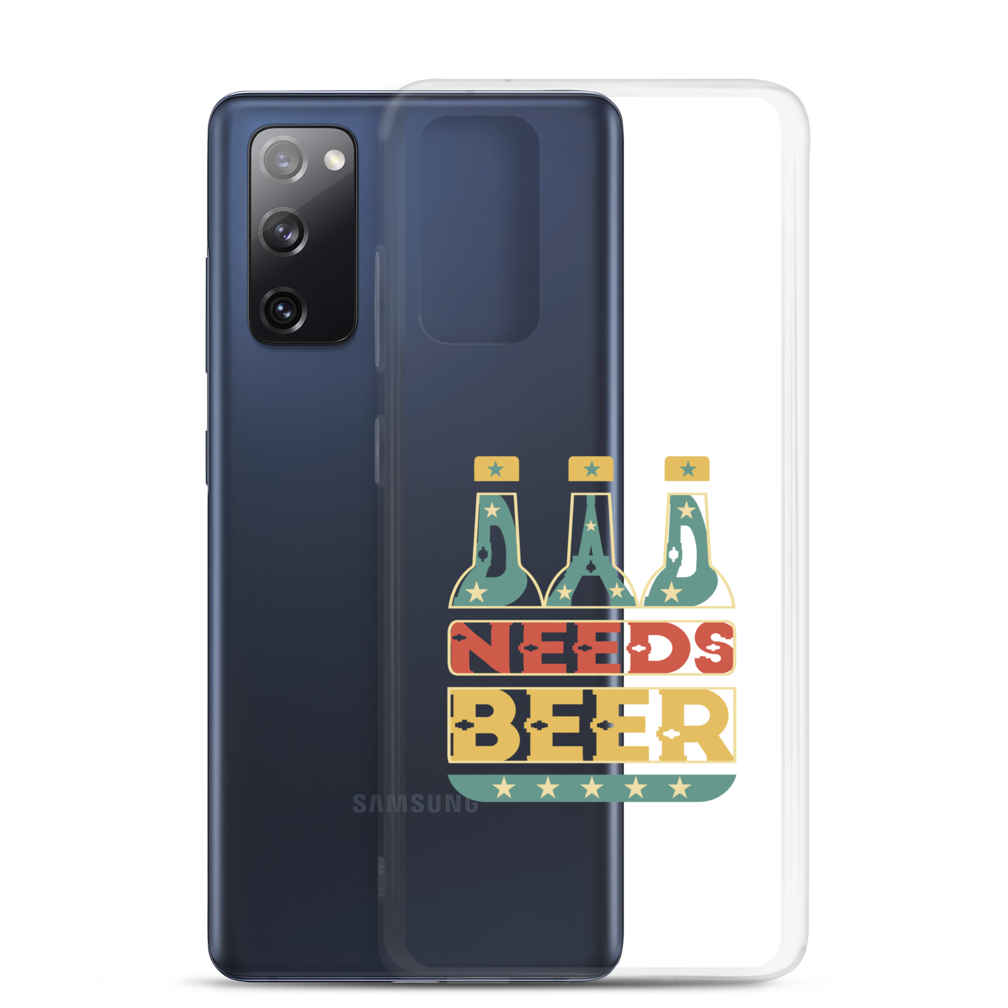 Dad Needs Beer Clear Case for Samsung®