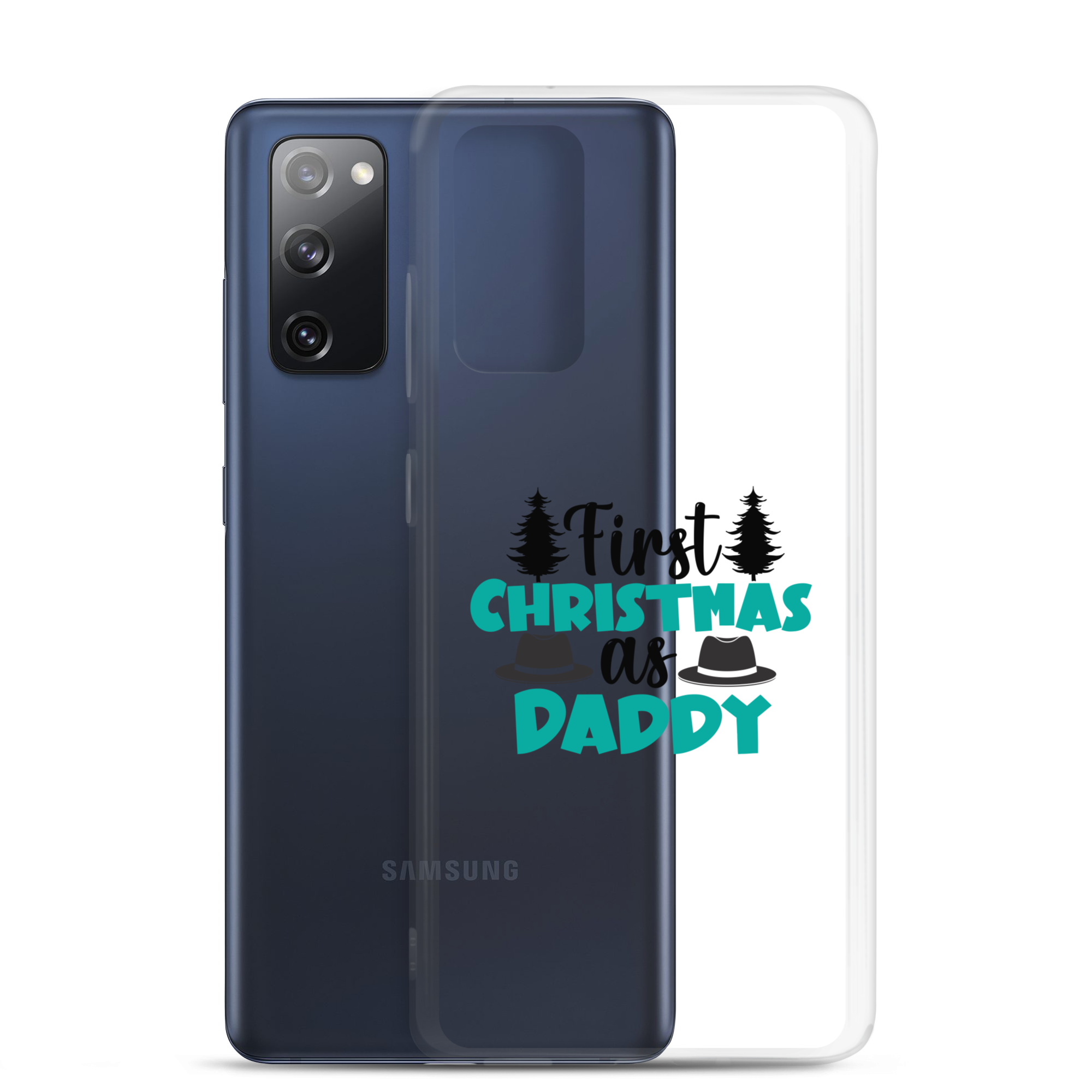 First Christmas As Daddy Clear Case for Samsung®