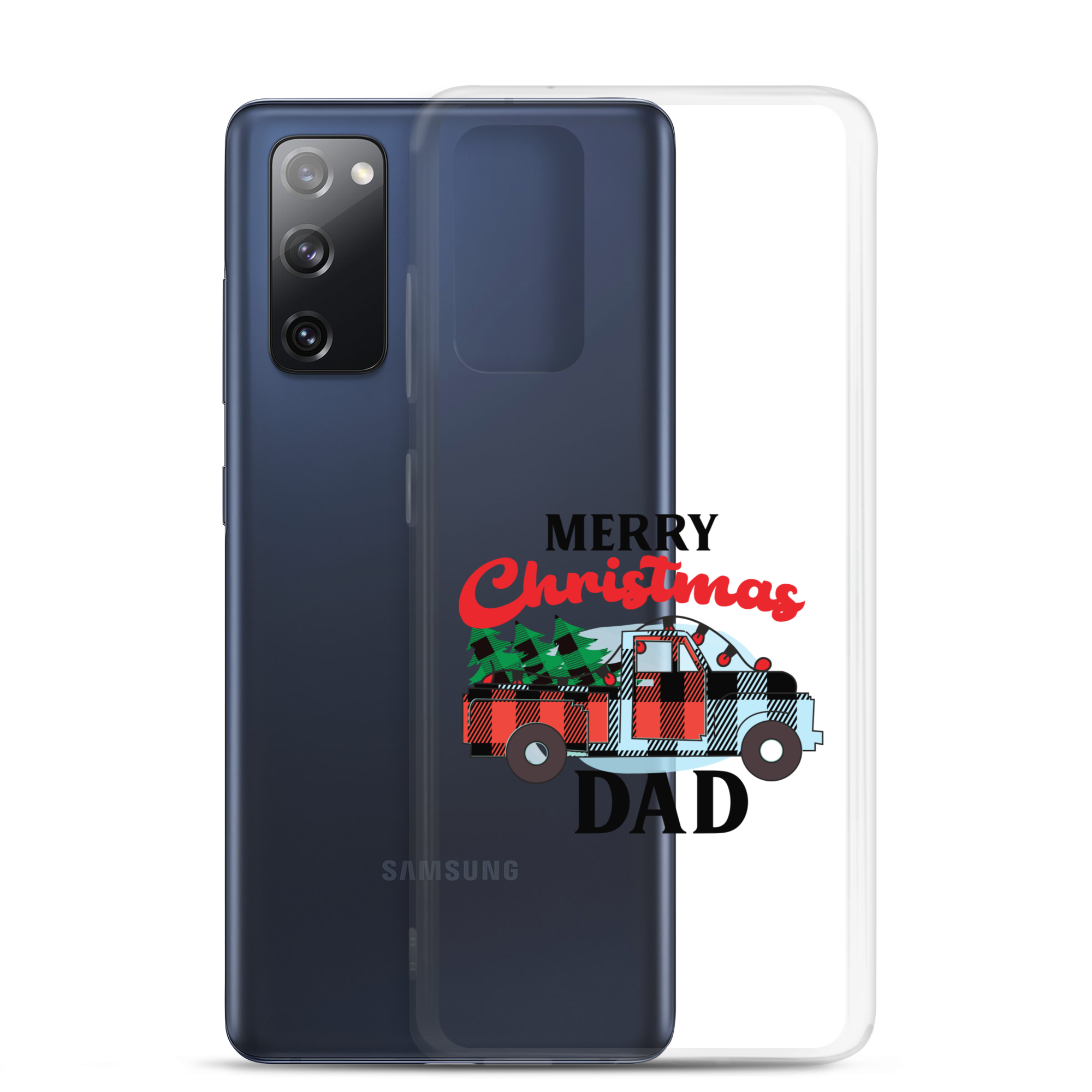 First Christmas As Dad Clear Case for Samsung®