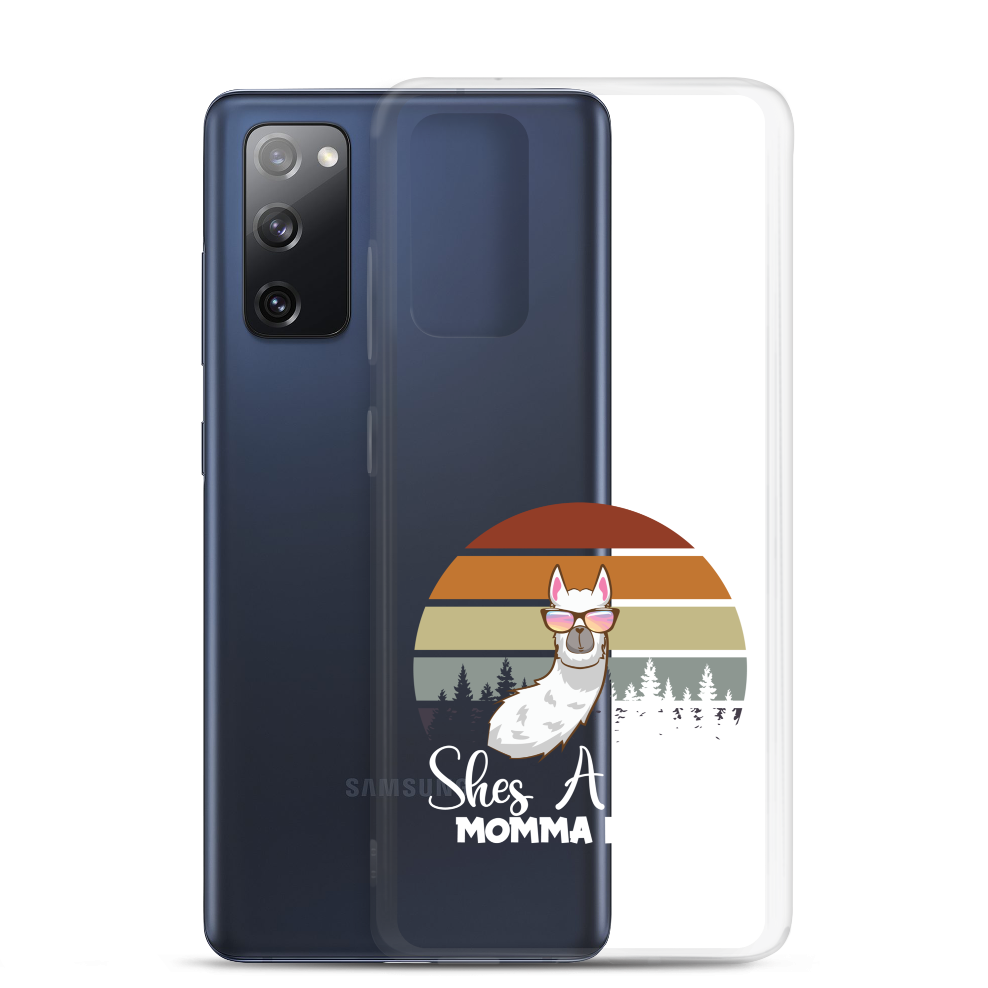 She's A Bad Momma Llama Clear Case for Samsung®