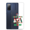 1st Christmas As A Mom Clear Case for Samsung®