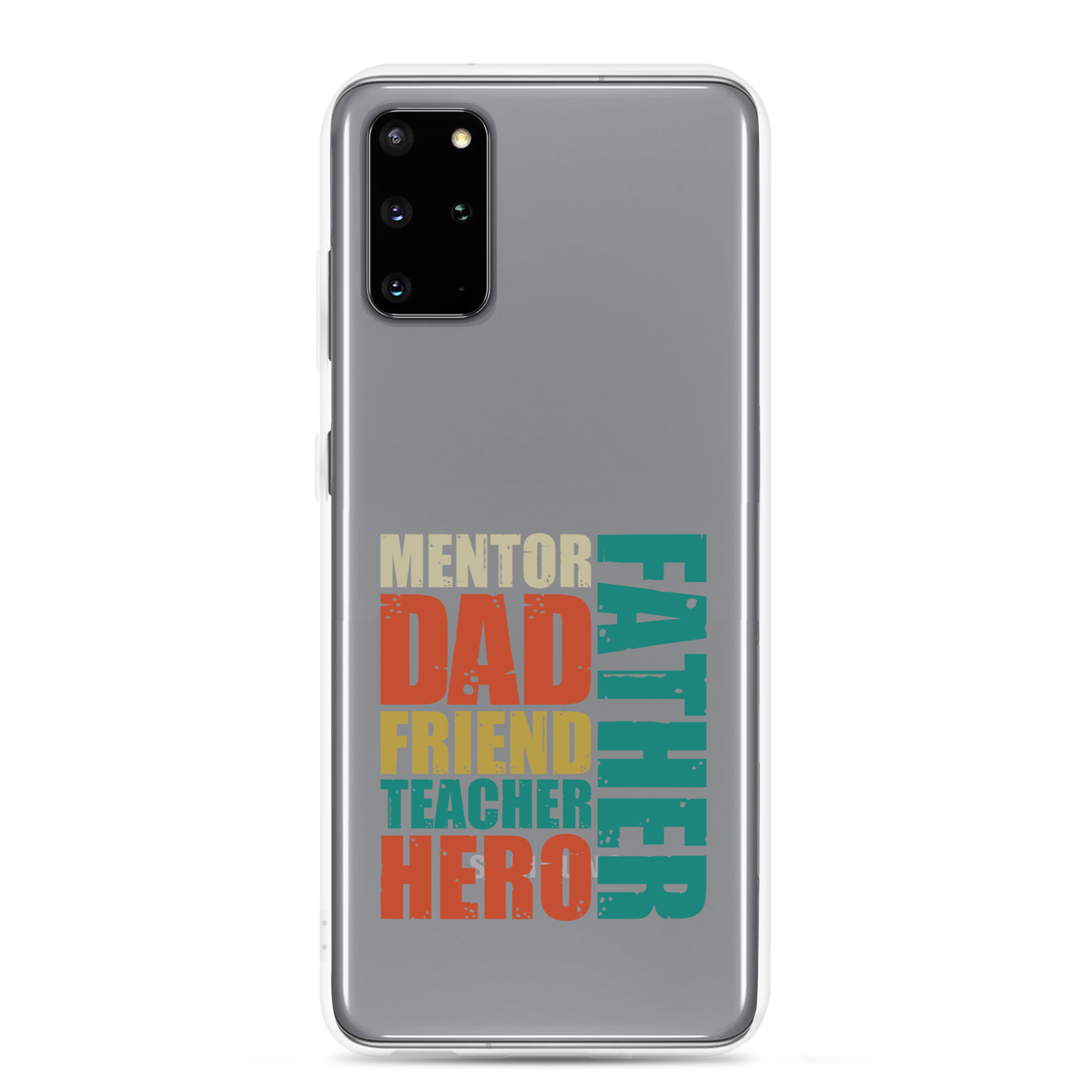 Mentor Dad Fiend Teacher Hero Father Clear Case for Samsung®