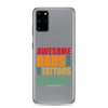 Awesome Dads Tattoos Beards Clear Case for Samsung®