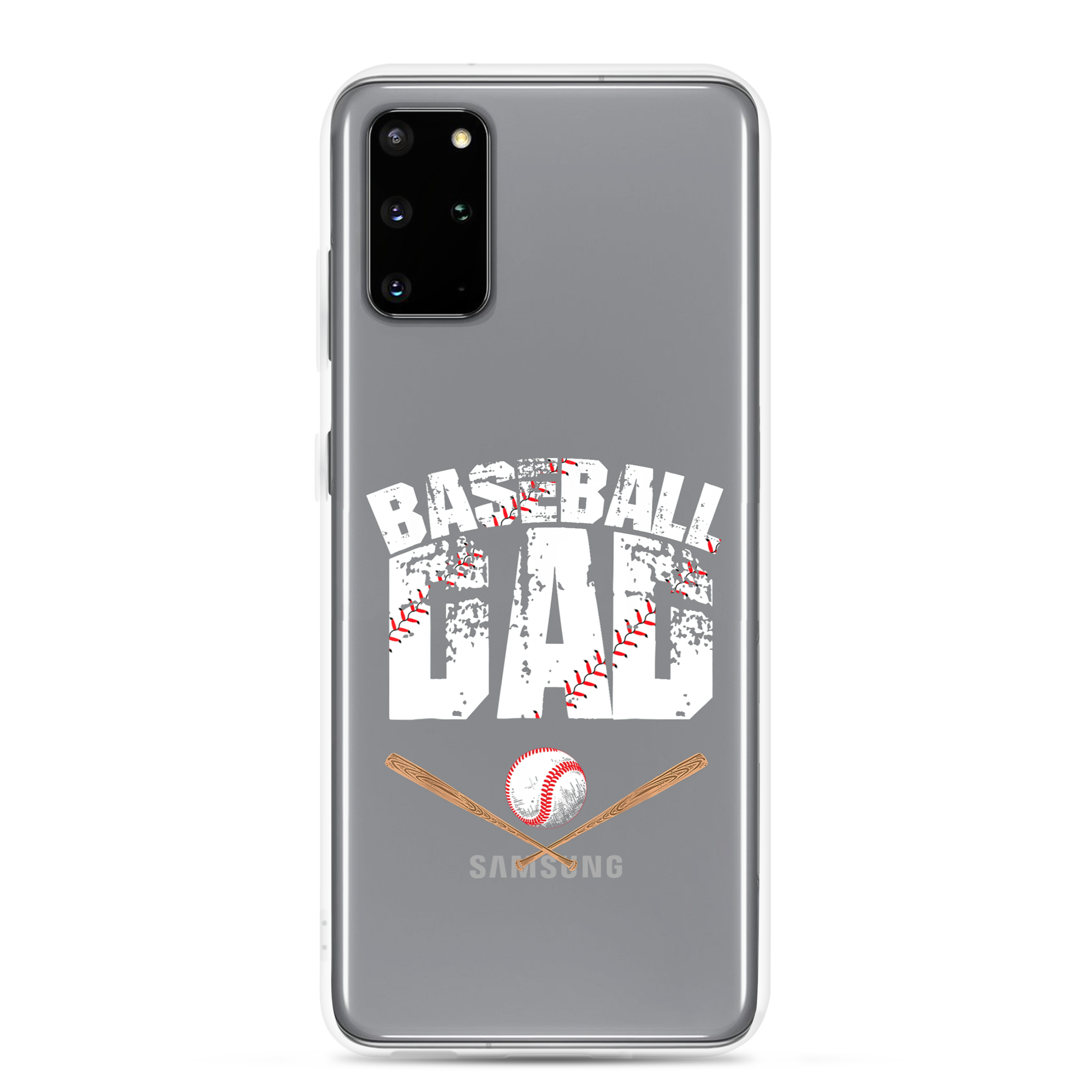 Baseball Dad Clear Case for Samsung®