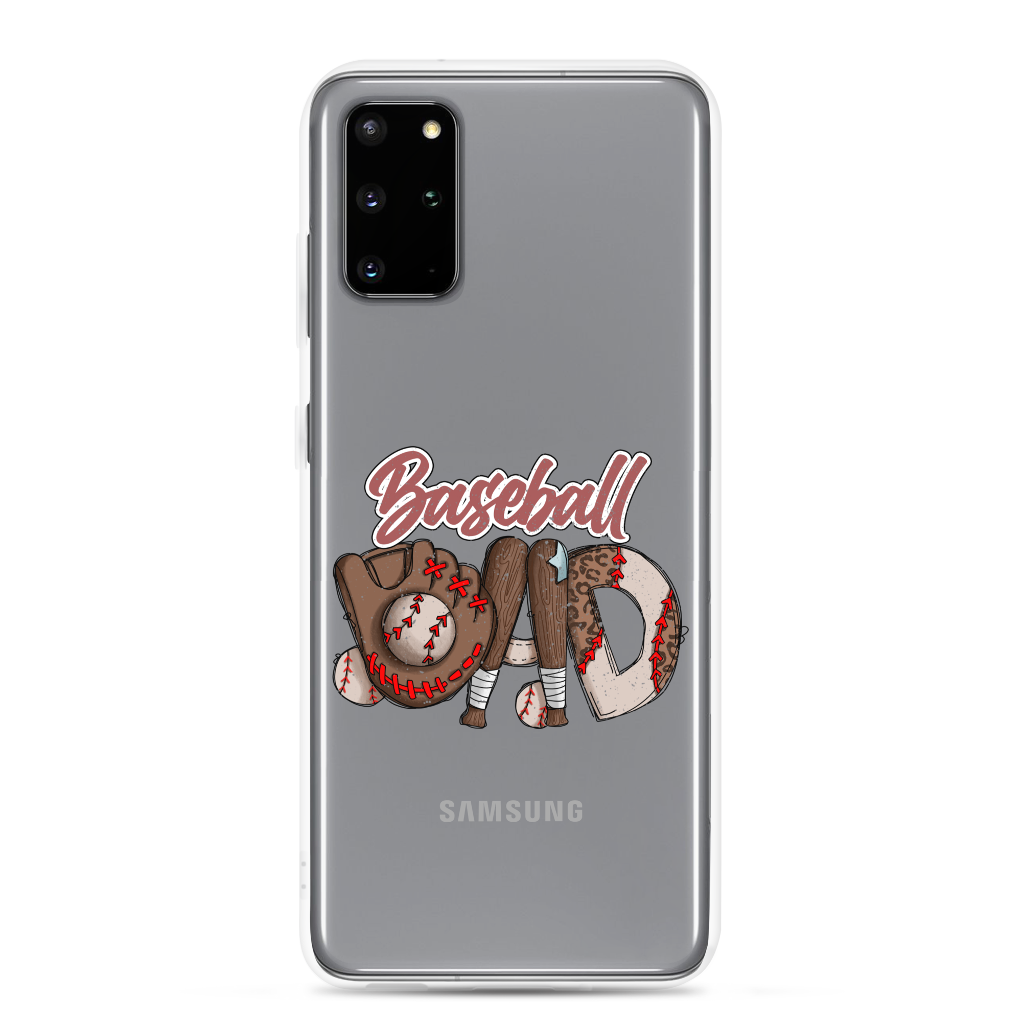 Baseball Dad Clear Case for Samsung®