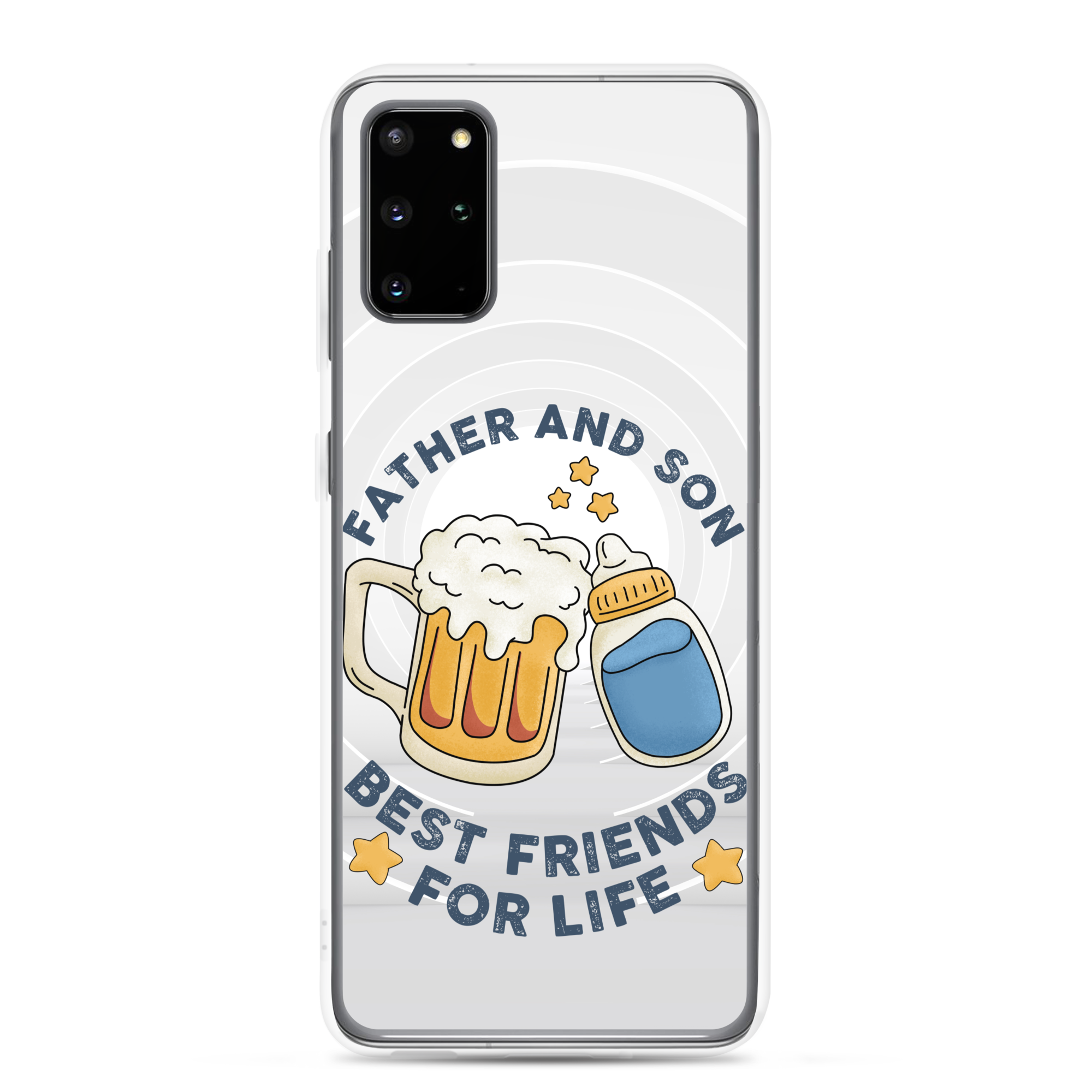 Father And Son Best Friends For Life Clear Case for Samsung®