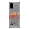 Dad's Camping T-Shirt Clear Case for Samsung®