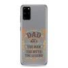 Dad Best Number 1 The Man The Myth The Legend Clear Case for Samsung®