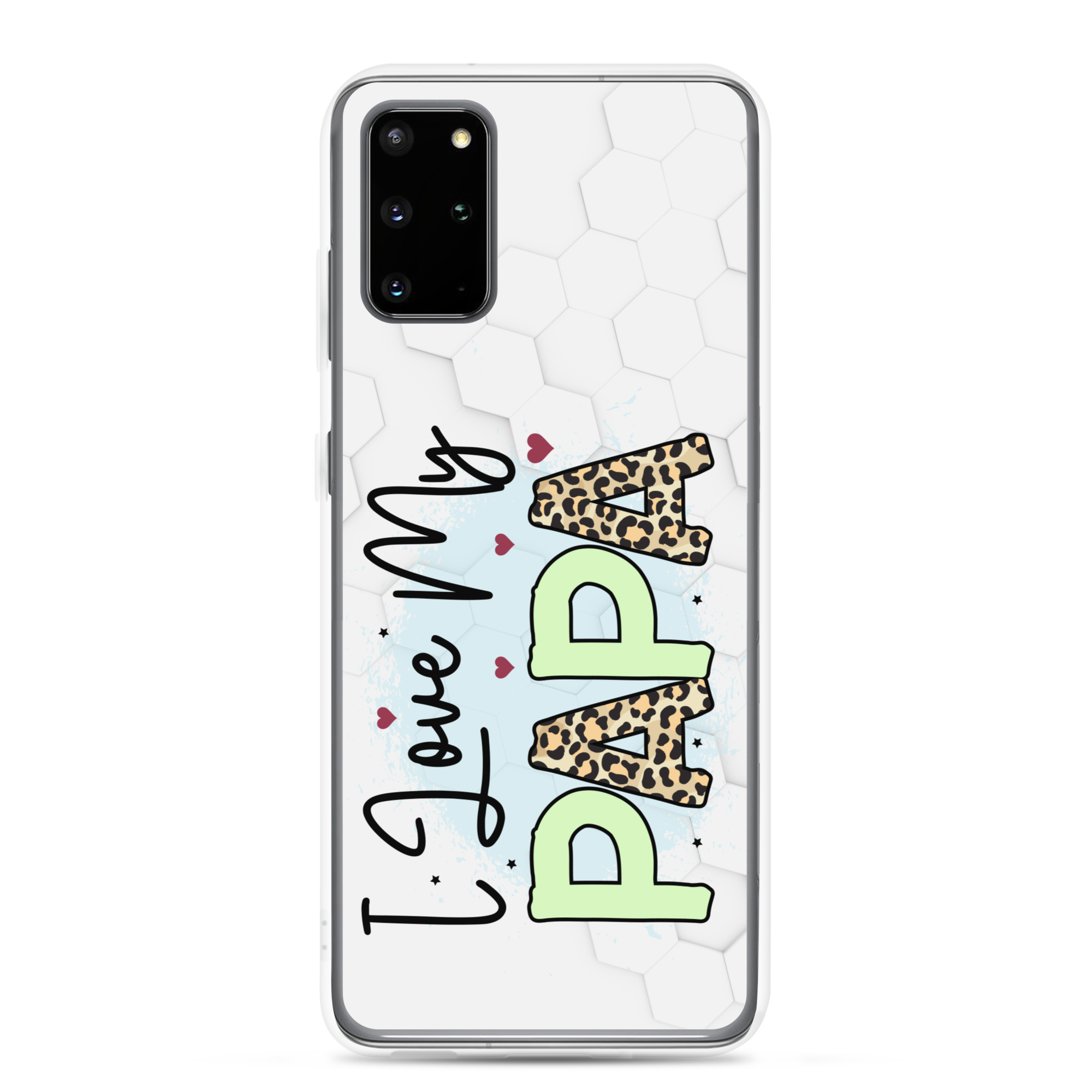 I Love My Papa Clear Case for Samsung®