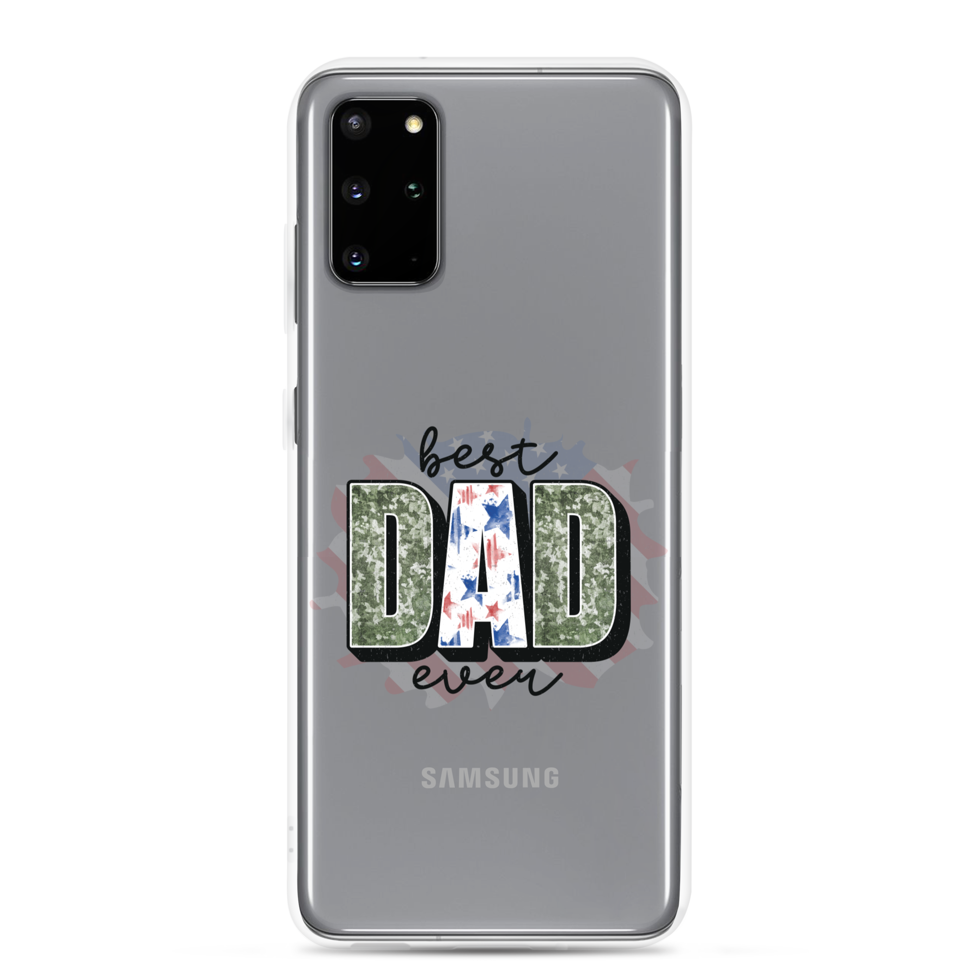 Best Dad Ever Clear Case for Samsung®