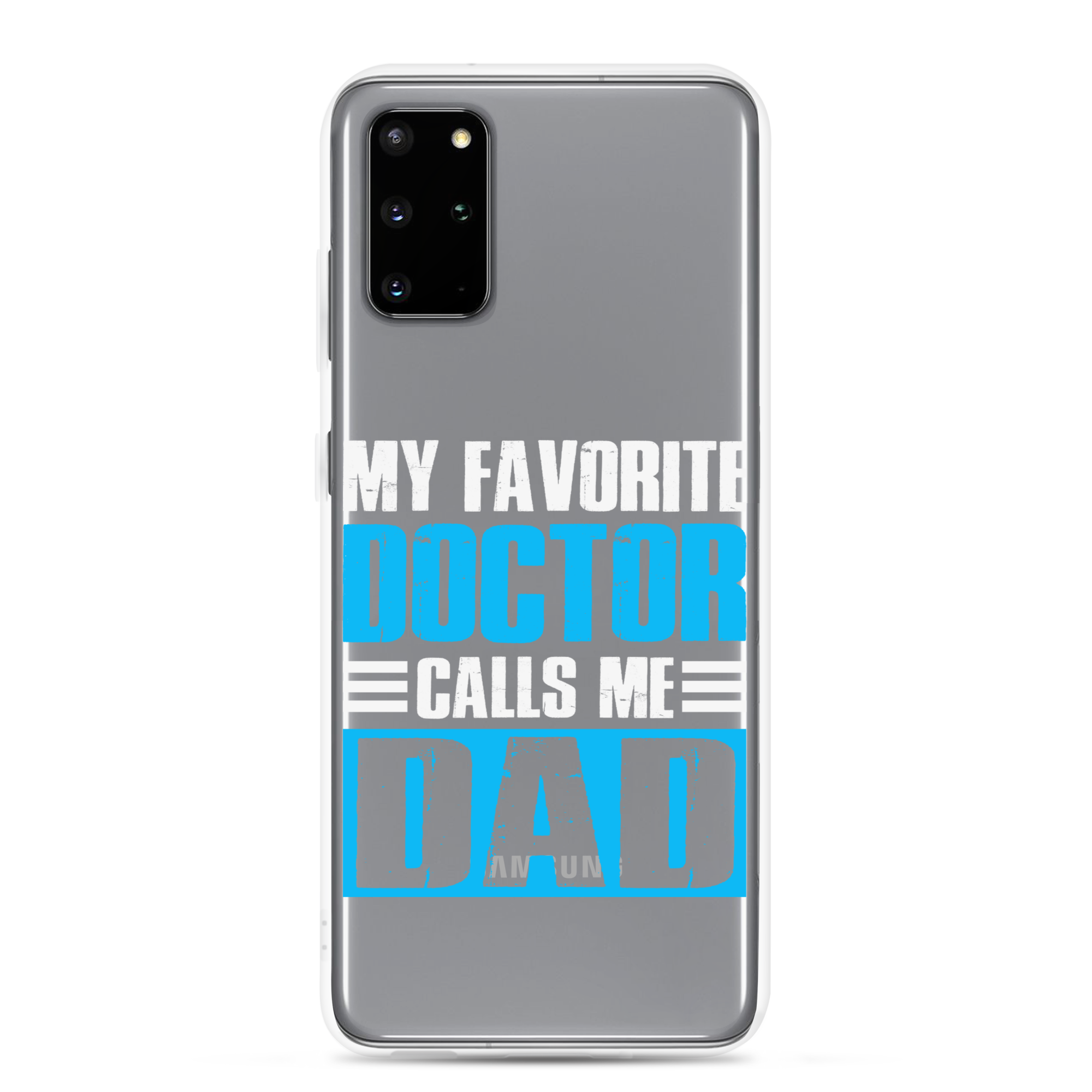 Mer Dad Don't Mess With My Mermaid Clear Case for Samsung®