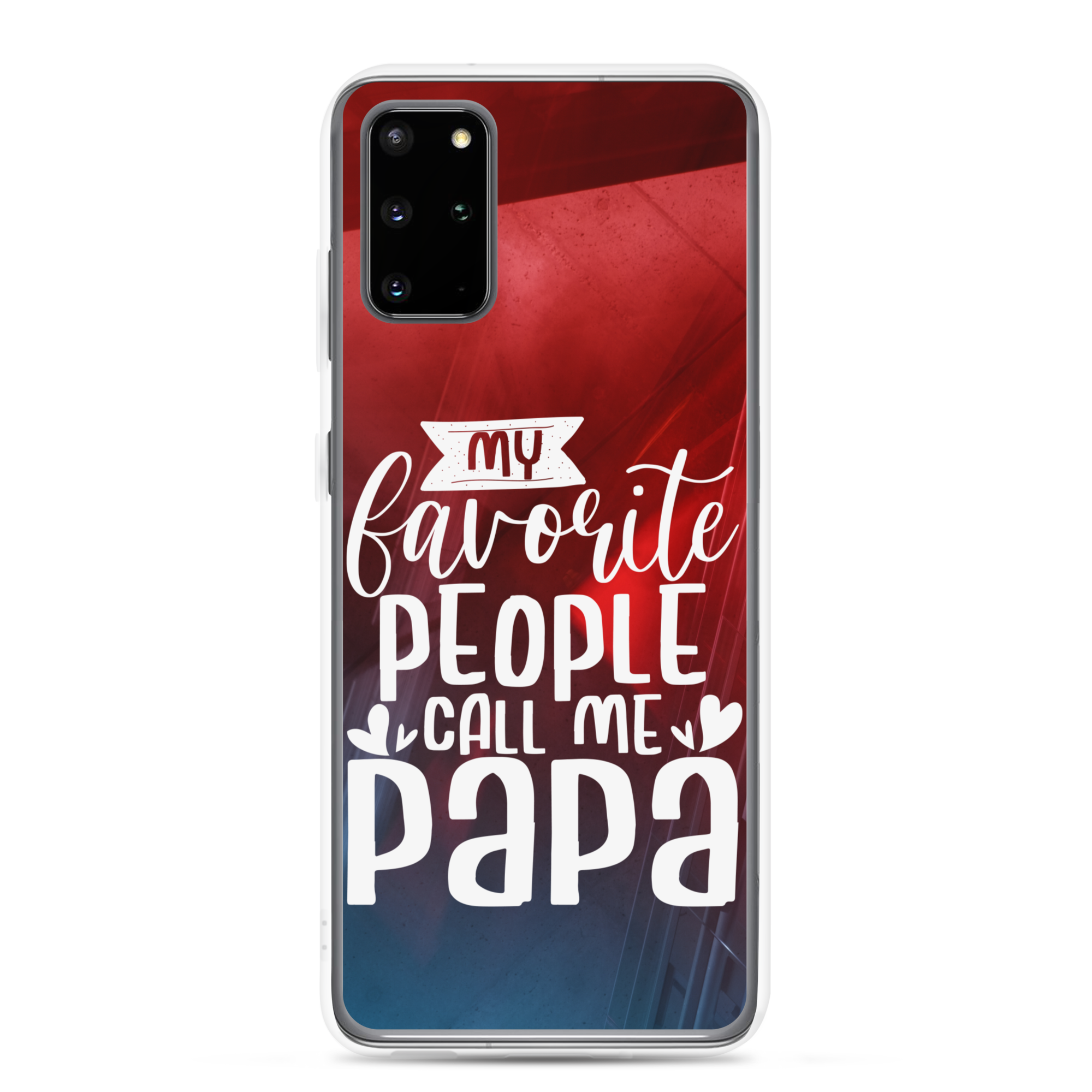 My Favorite People Call Me Papa Clear Case for Samsung®