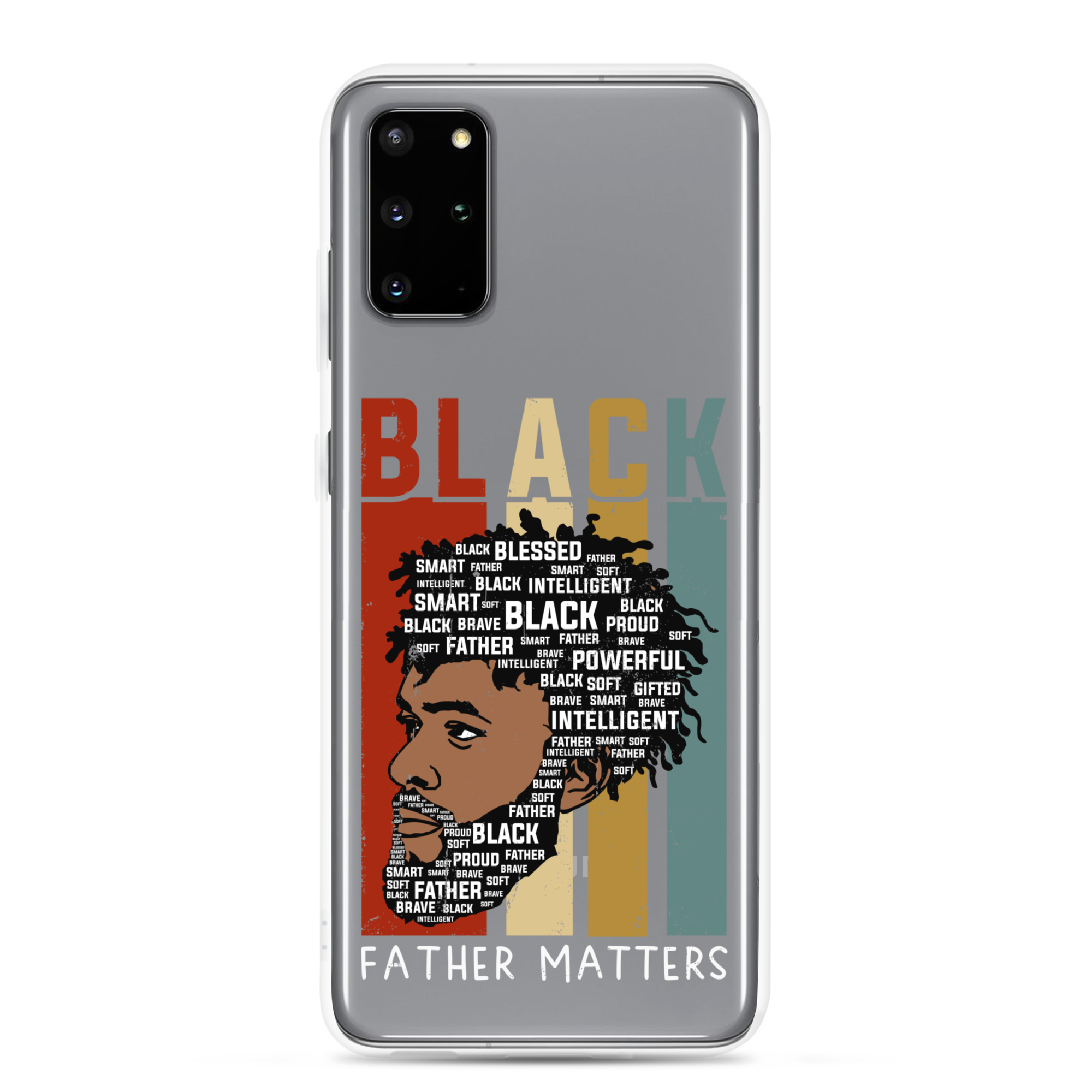 Black Father Matters Clear Case for Samsung®