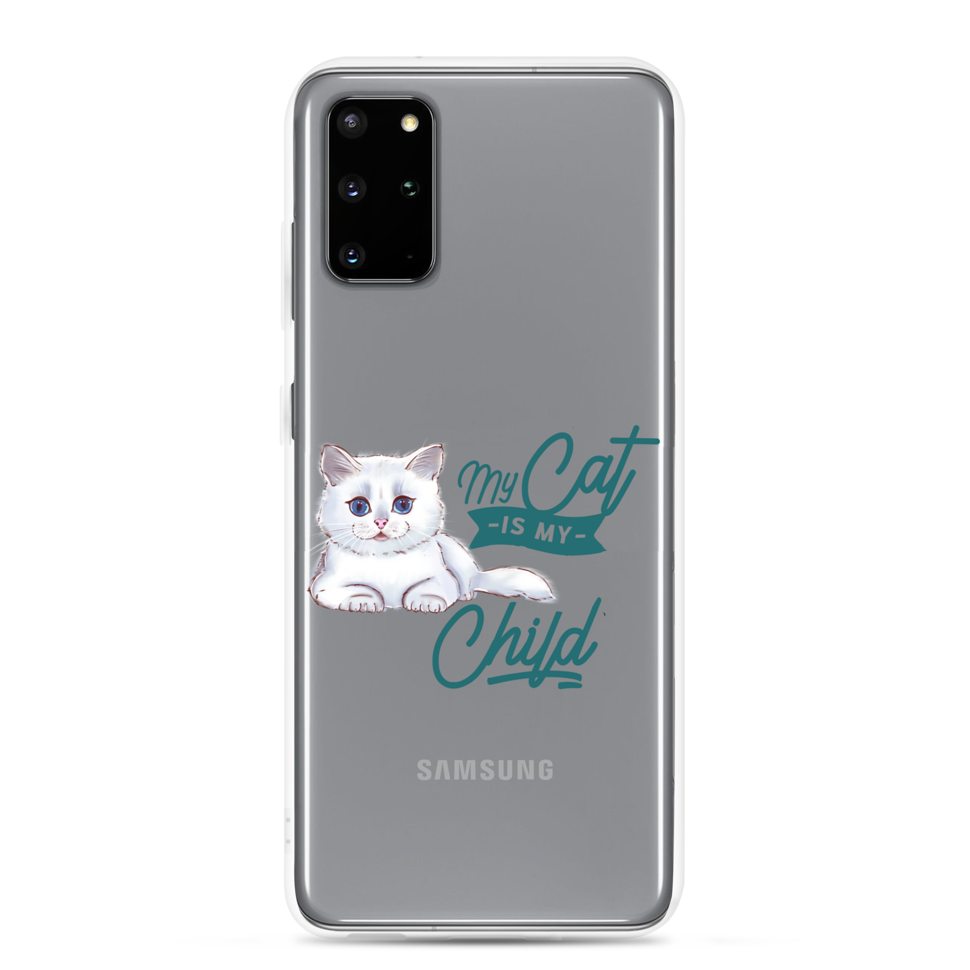 My Cat Is My Child Clear Case for Samsung®