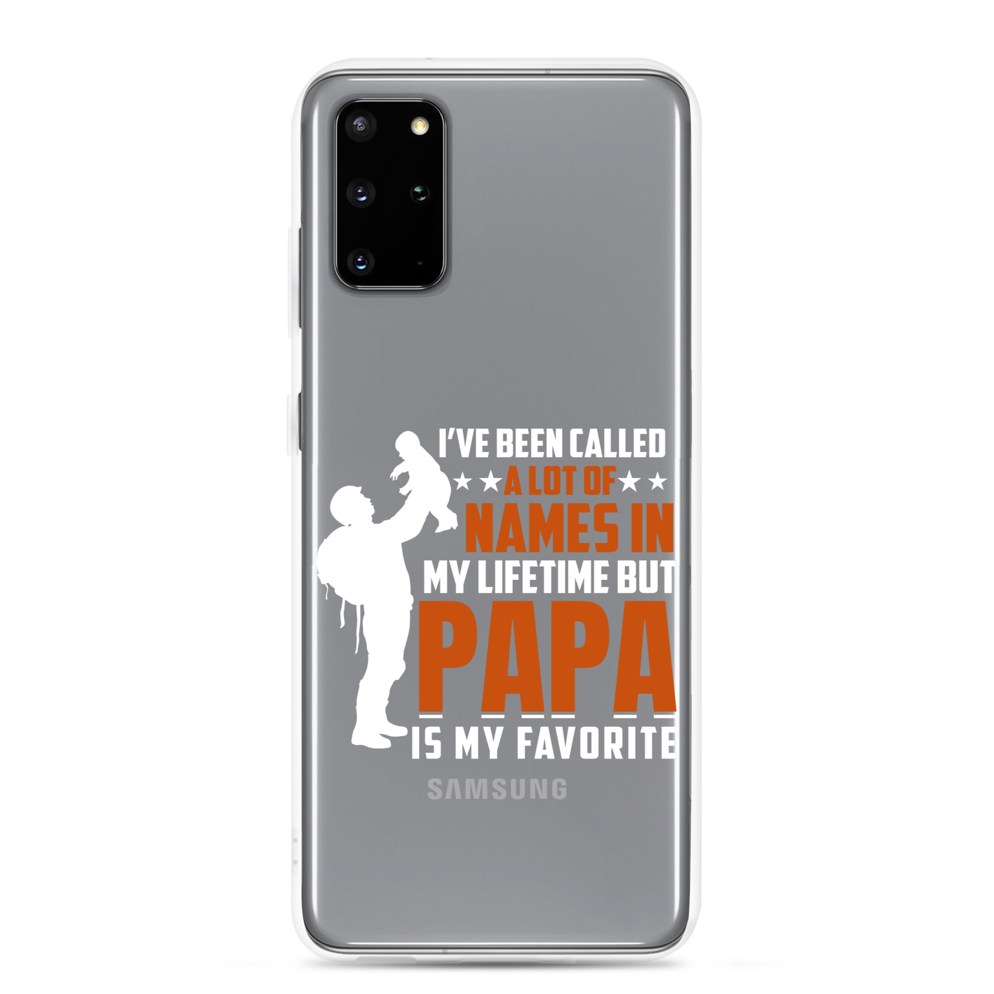 I've Been Called A Lot Of Names In My Lifetime But Papa Is My Favorite Clear Case for Samsung®