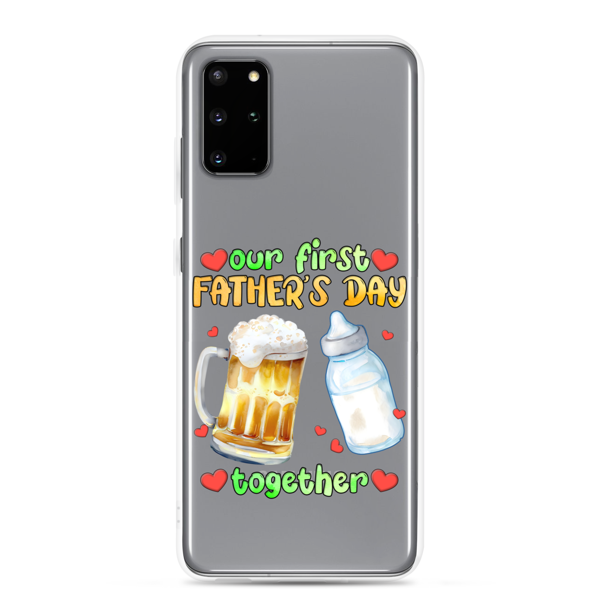 Our First Father's Day Together Clear Case for Samsung®