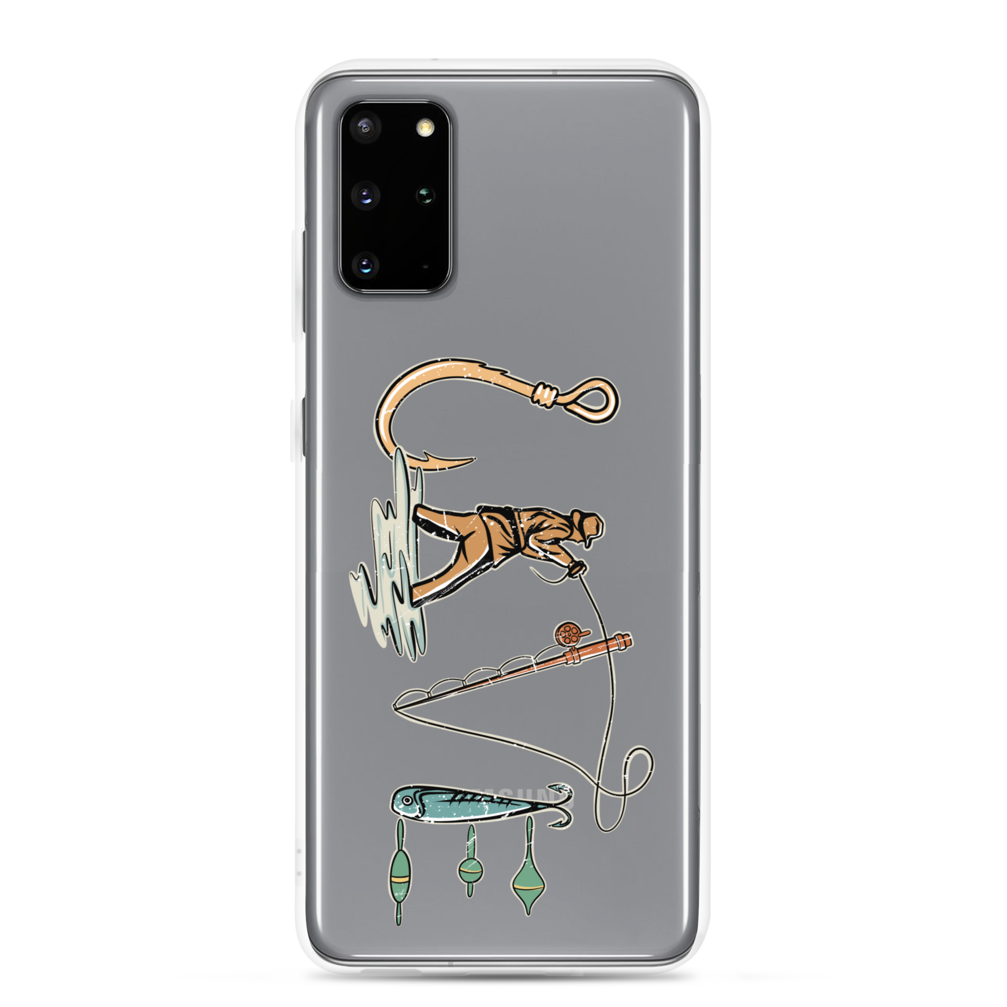 I Love Fishing Clear Case for Samsung®