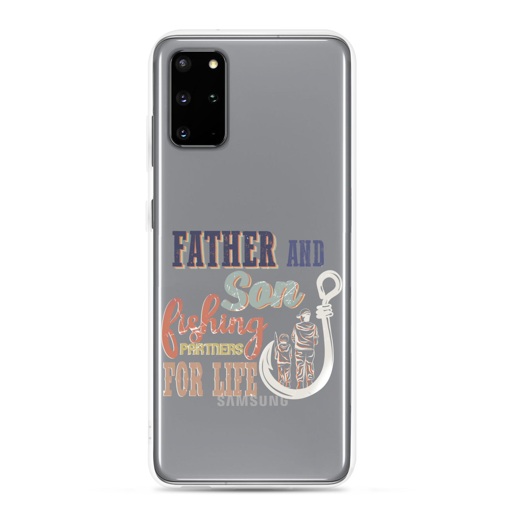 Father And Son Fishing Partners For Life Clear Case for Samsung®