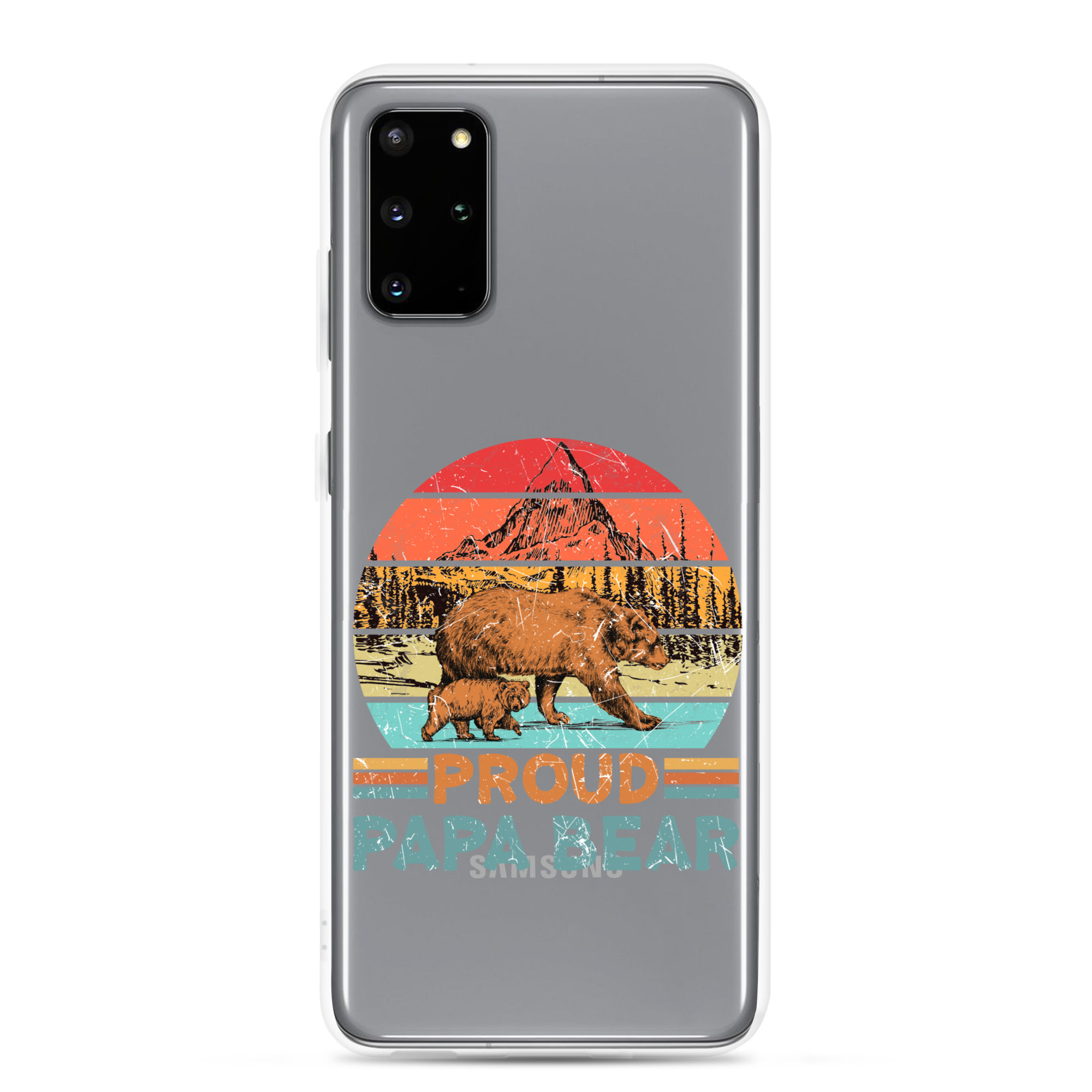 Proud Papa Bear Clear Case for Samsung®