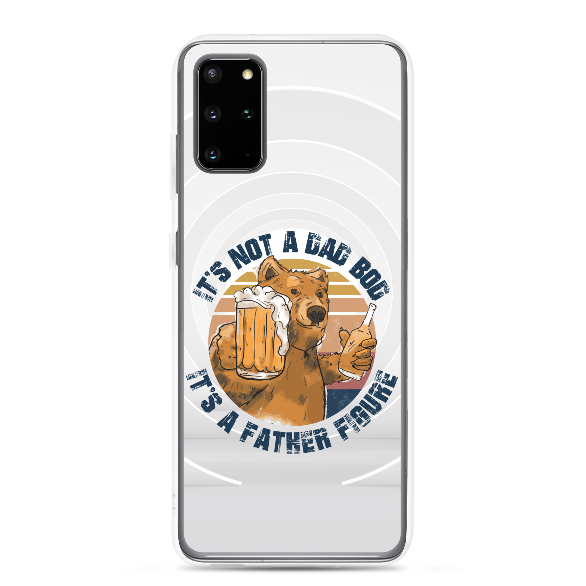 It's Not A Bod Dad It's A Father Figure Clear Case for Samsung®