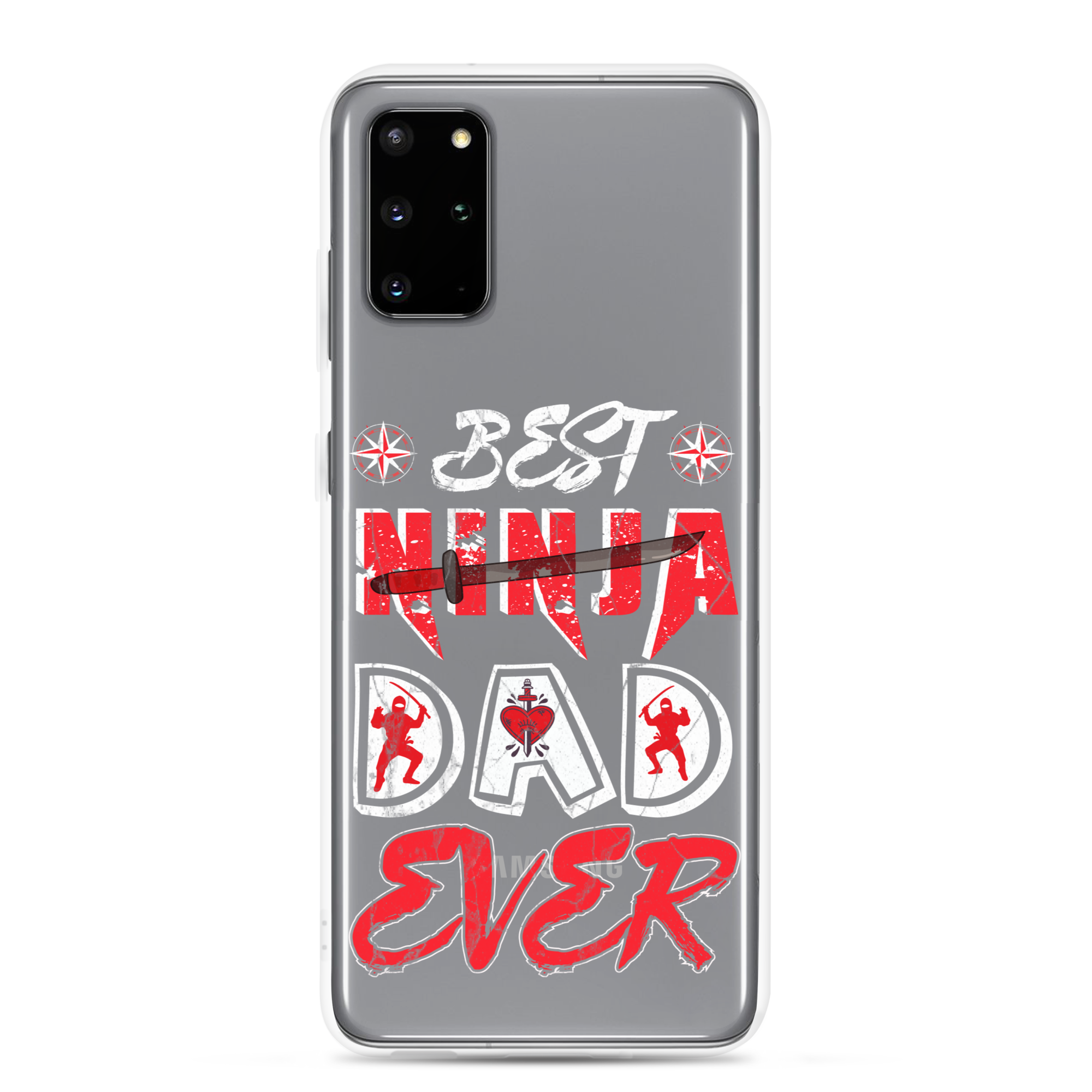 Best Ninja Dad Ever Clear Case for Samsung®