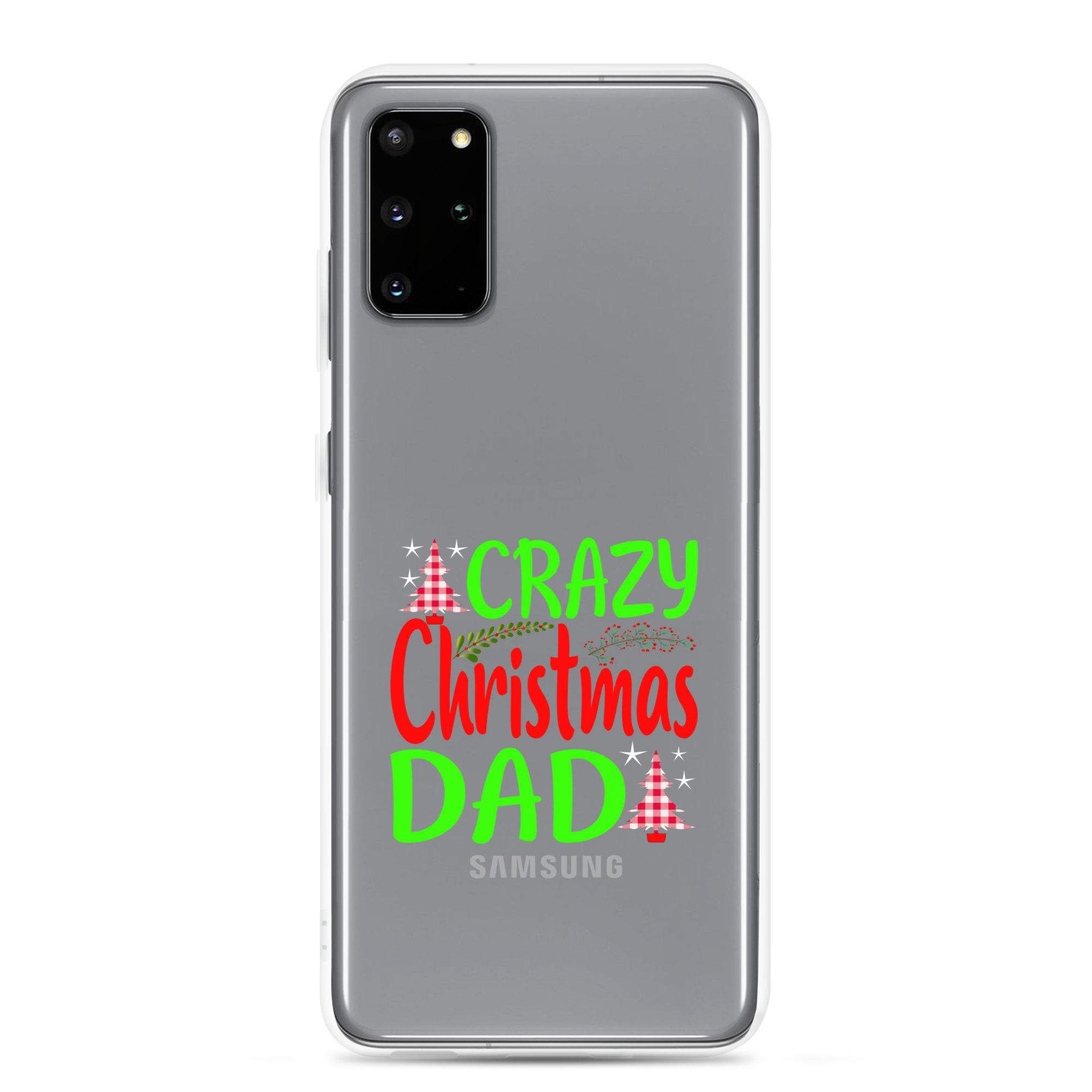 Crazy Christmas Dad Clear Case for Samsung®