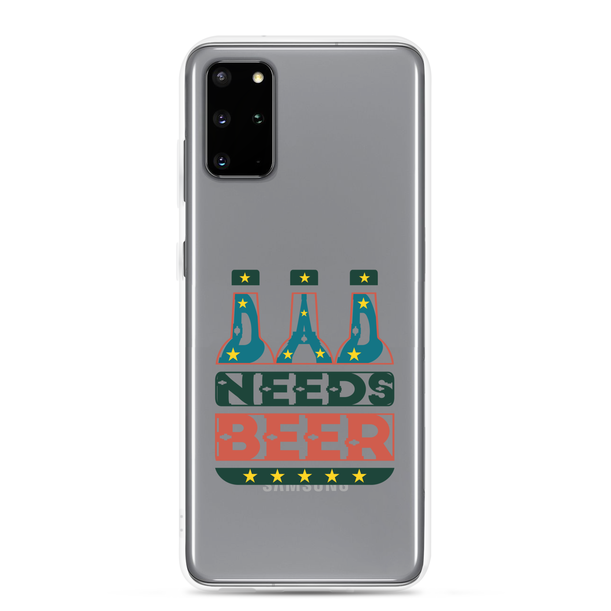 Dad Needs Beer Clear Case for Samsung®