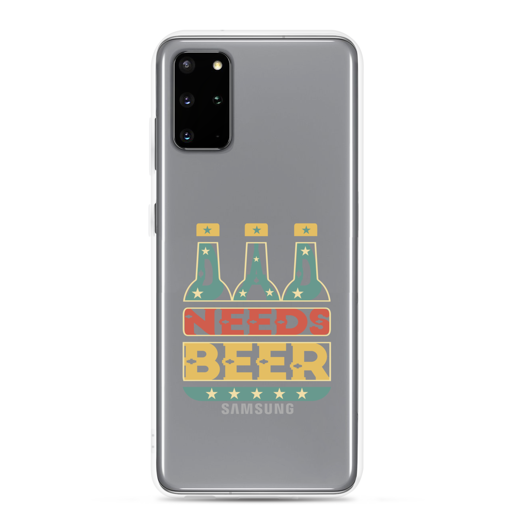 Dad Needs Beer Clear Case for Samsung®