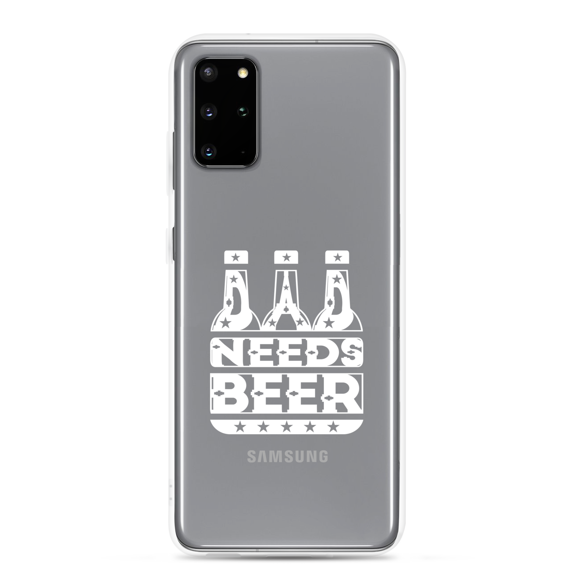 Dad Needs Beer Clear Case for Samsung®