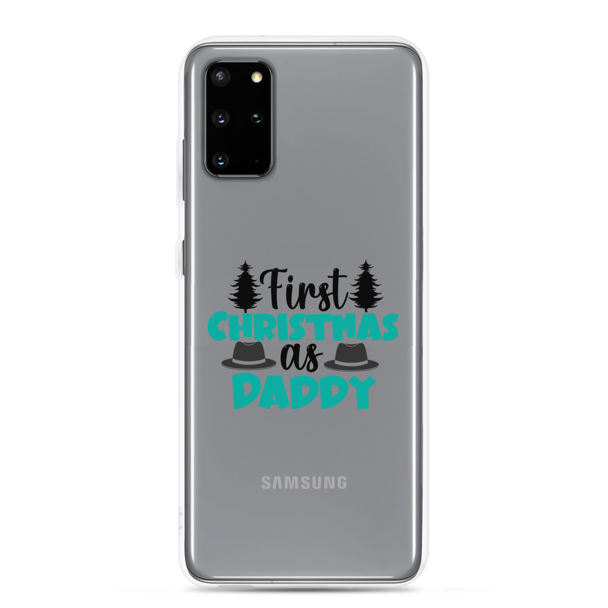 First Christmas As Daddy Clear Case for Samsung®