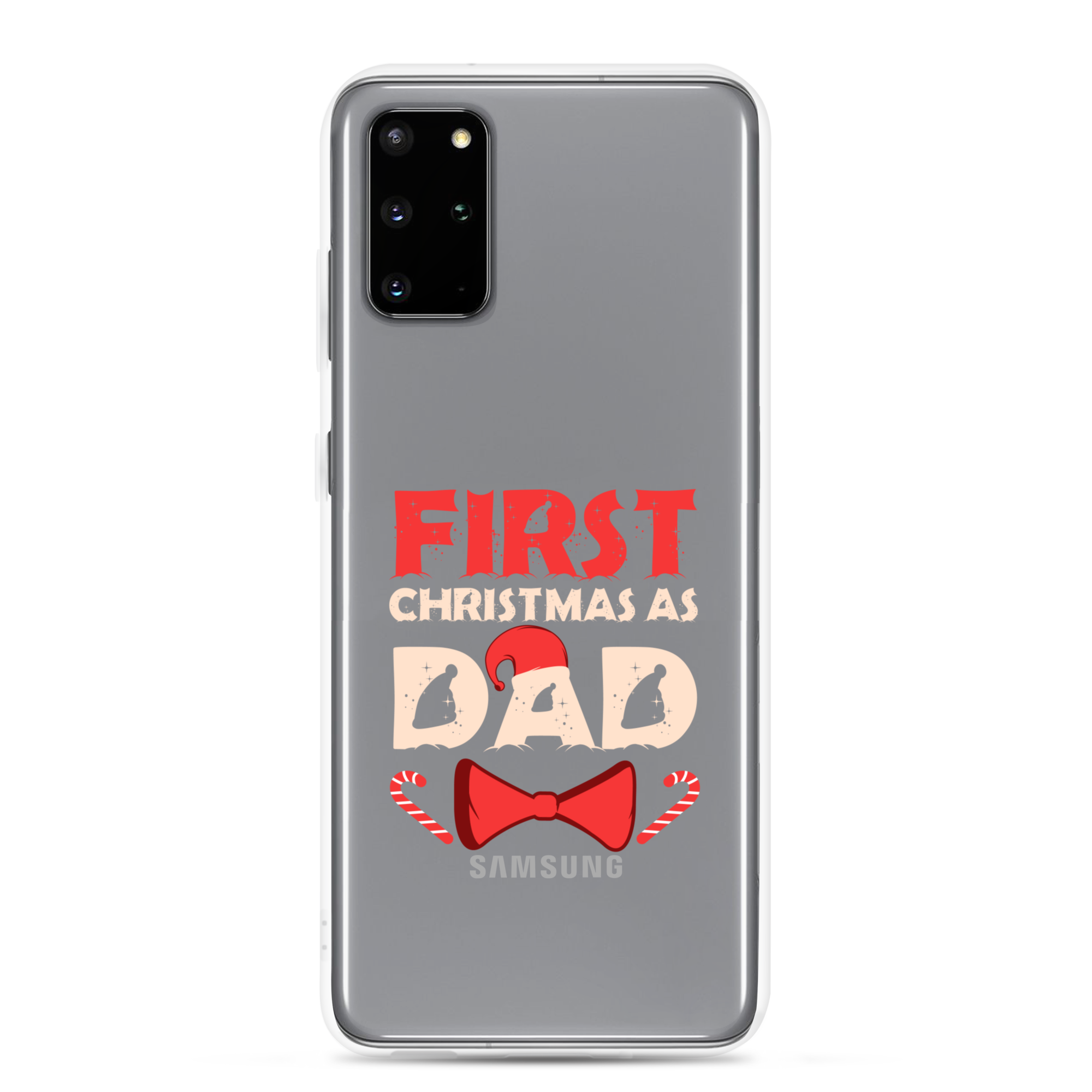 First Christmas As Dad Clear Case for Samsung®