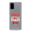 First Christmas As Dad Clear Case for Samsung®