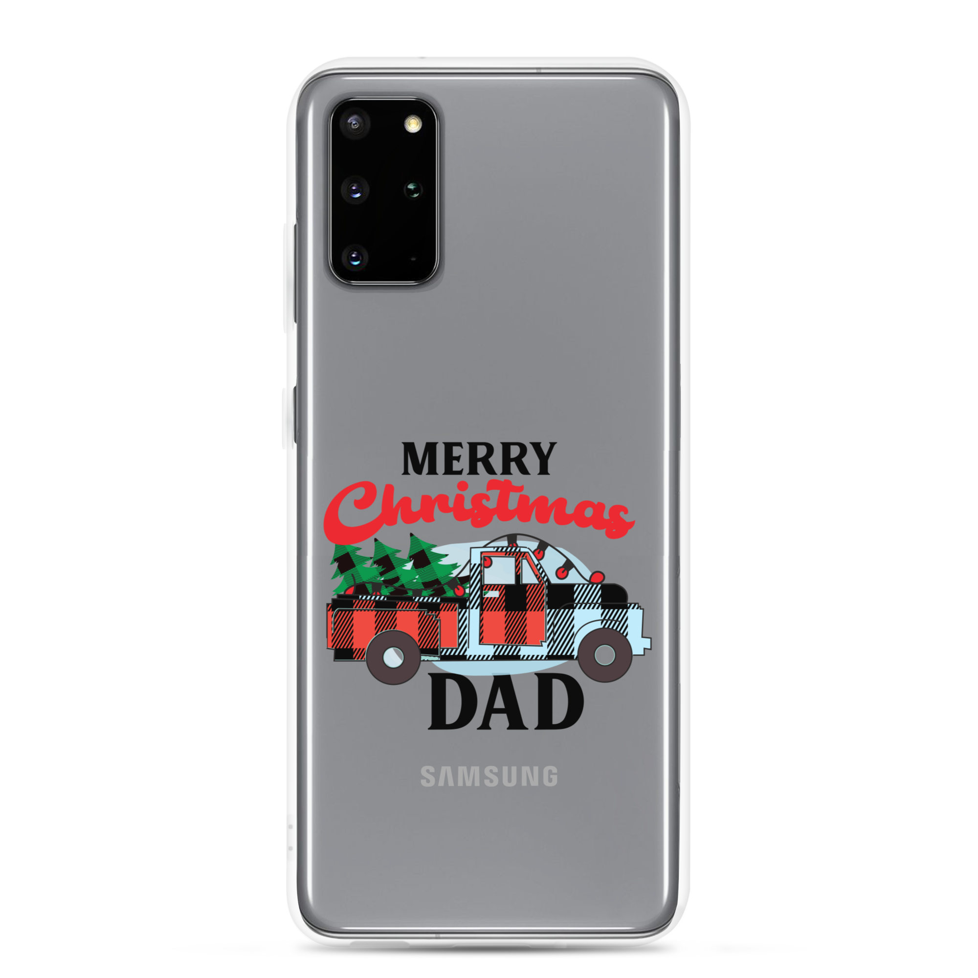 First Christmas As Dad Clear Case for Samsung®