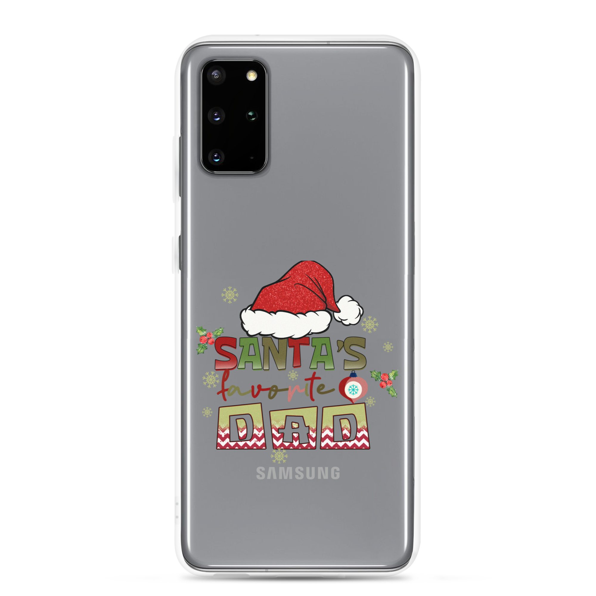 Santa's Favorite Dad Clear Case for Samsung®